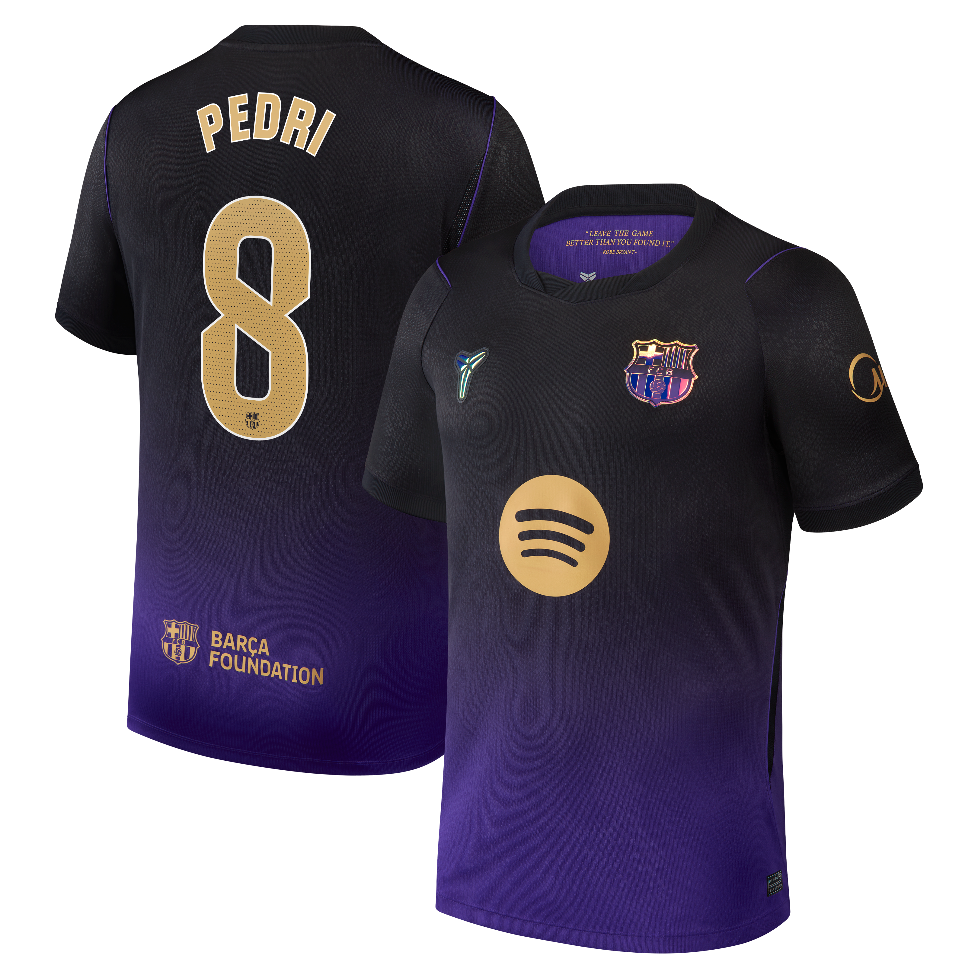 Maillot réplique Nike Pedri violet FC Barcelone extérieur 2026/27 pour homme