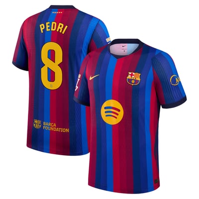Maillot domicile authentique Pedri FC Barcelone Nike 2026/27 - Rouge