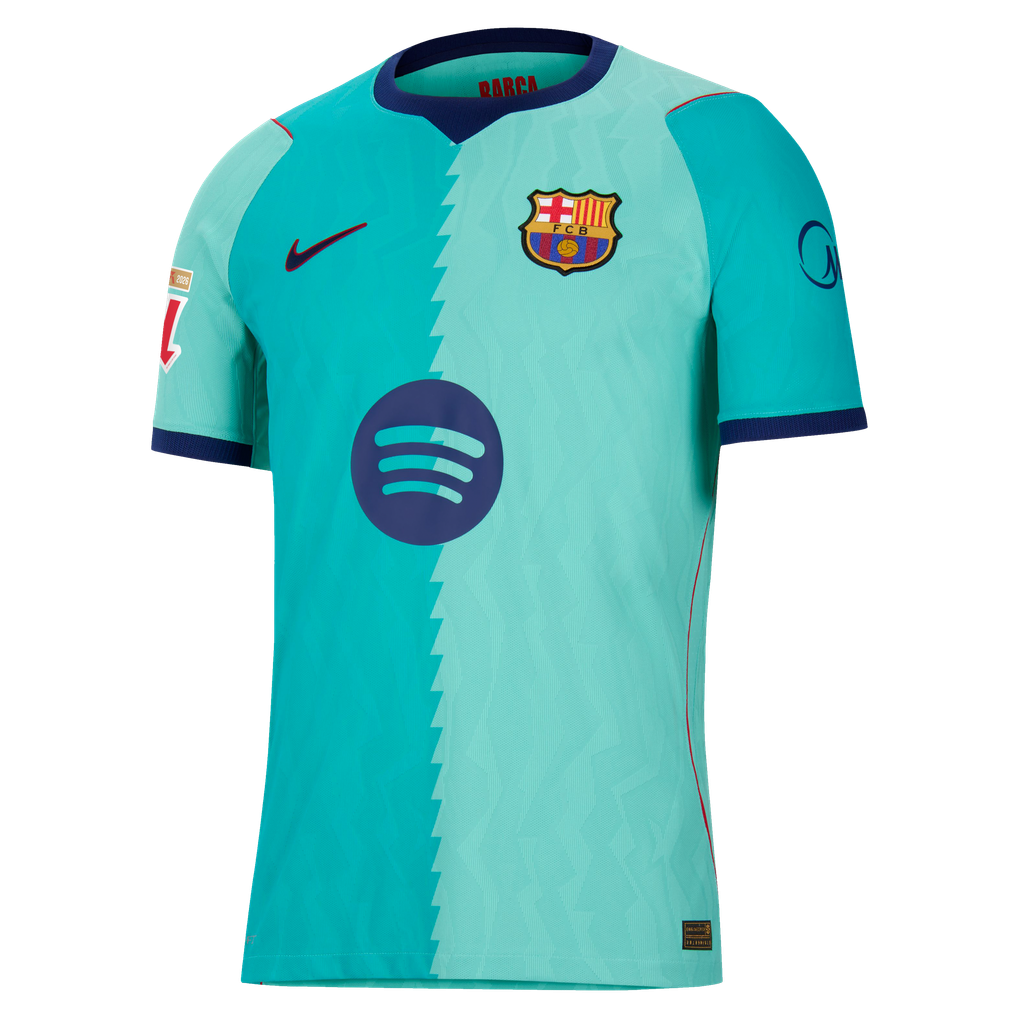 Pedri Barcelona Nike 2026/27 Third Match Authentic Jersey - Turquoise