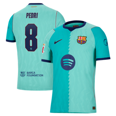 Maillot authentique Pedri FC Barcelone Nike 2026/27 Third Match - Turquoise