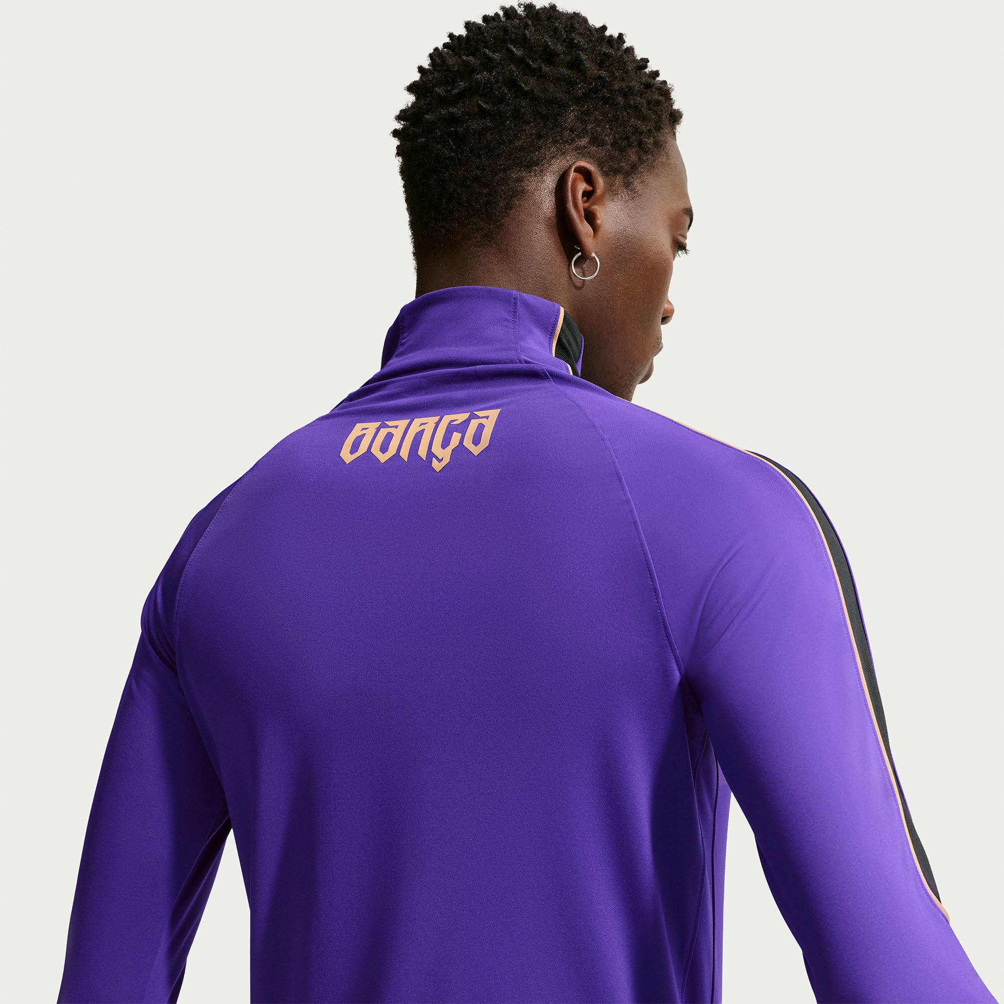 Men's Nike  Purple Barcelona 2026/27 Away Strike Drill Dri-FIT Quarter-Zip Top