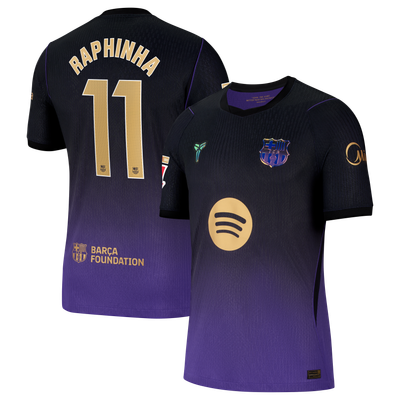 Maillot authentique extérieur Nike FC Barcelone 2026/27 - Raphinha (Violet)