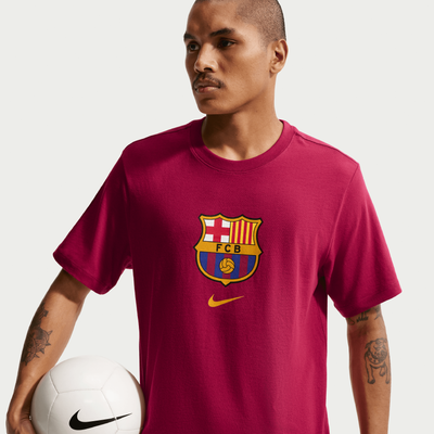 Barcelona Nike Crest T-Shirt - Red