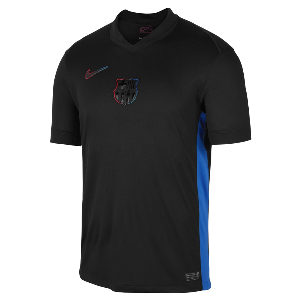 Maillot authentique n°4 de Robert Lewandowski (FC Barcelone) Nike 2025/26 - Bleu