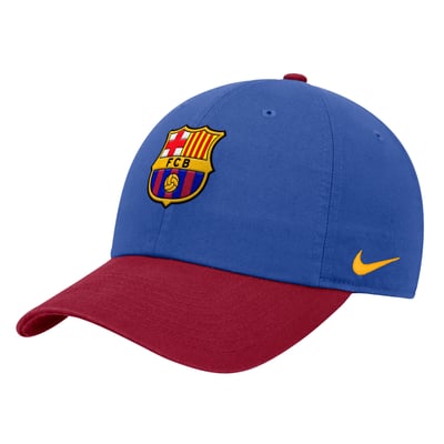 Barcelona Nike Club Adjustable Hat - Royal/Garnet
