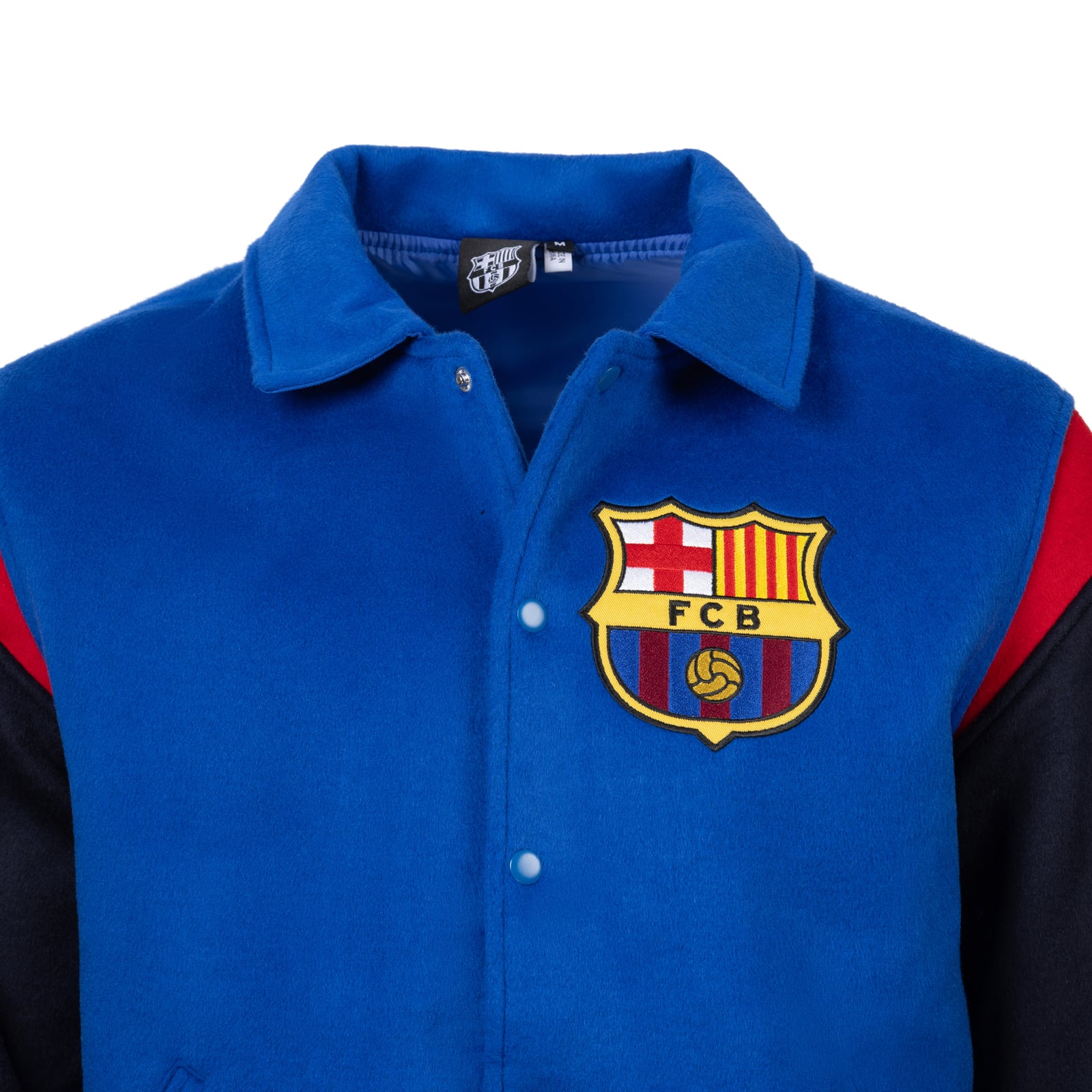 Veste universitaire à boutons-pression pour homme, modèle Royal Barcelona Victory de Sport Design Sweden