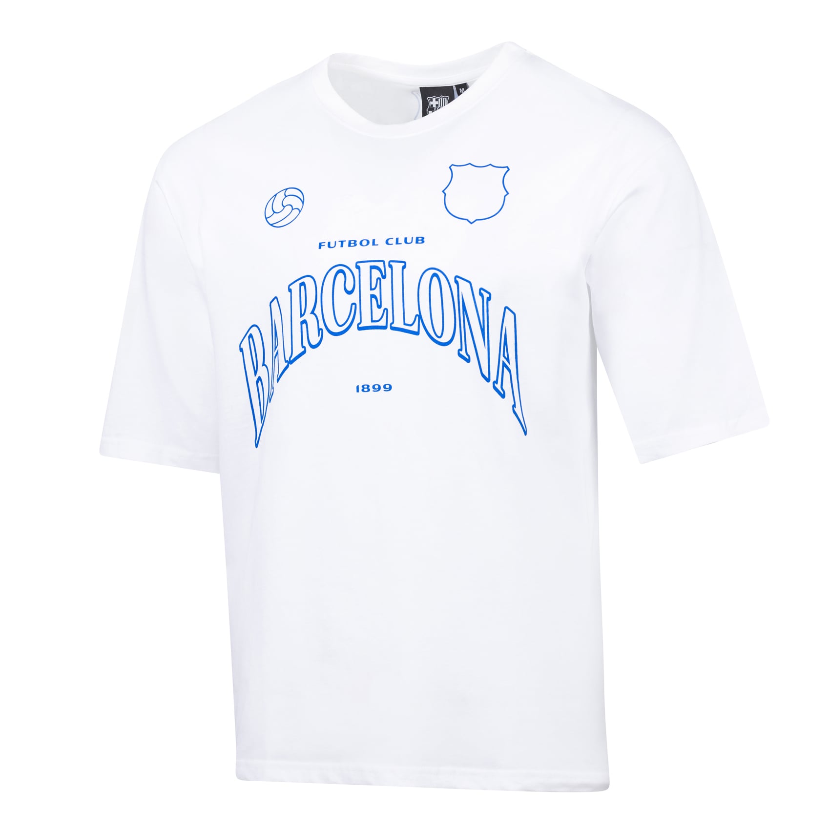 T-shirt homme Sport Design Suède Blanc Barcelone Lifestyle OZ