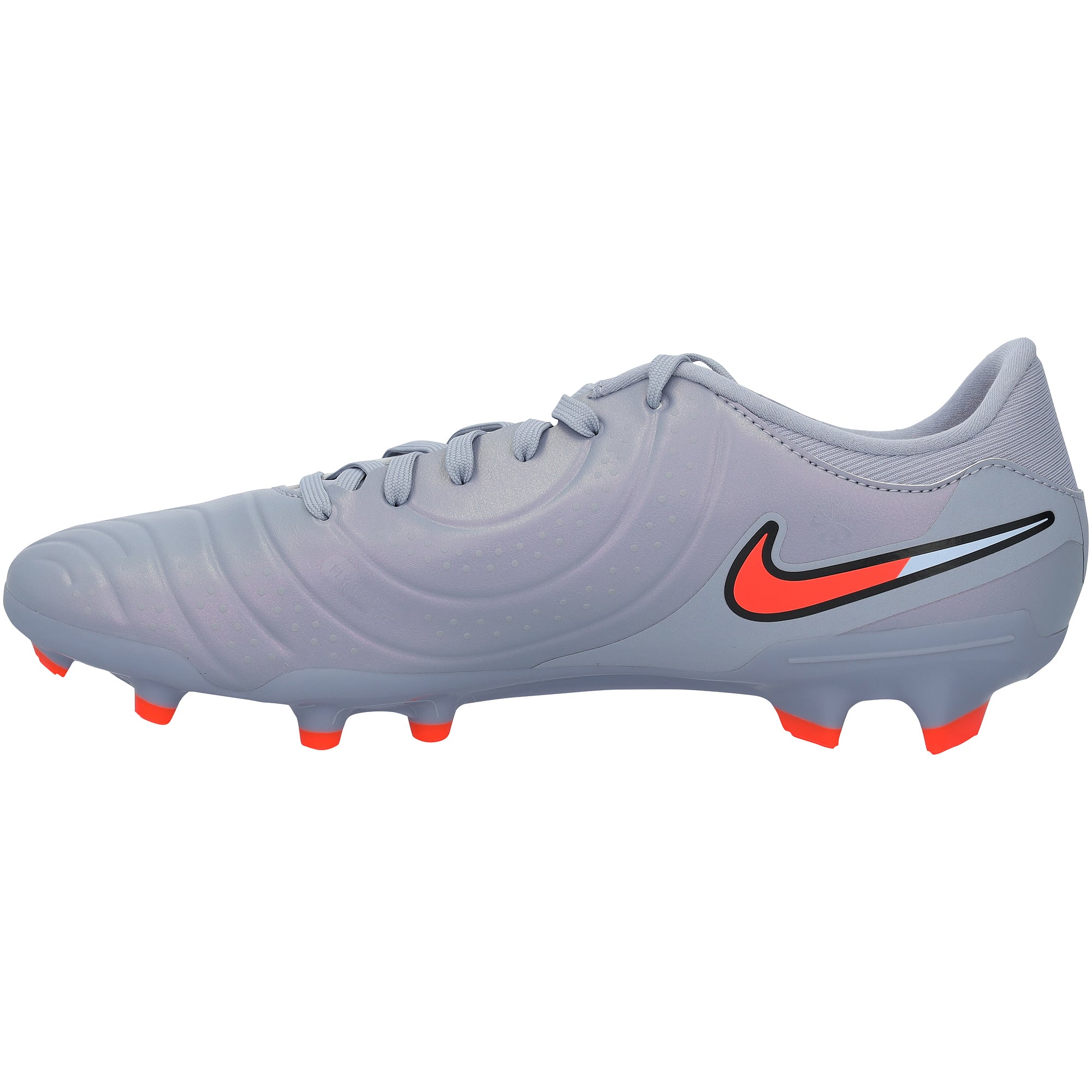 Patrick Kluivert Barcelona Autographed Gray Nike Tiempo Soccer Cleat