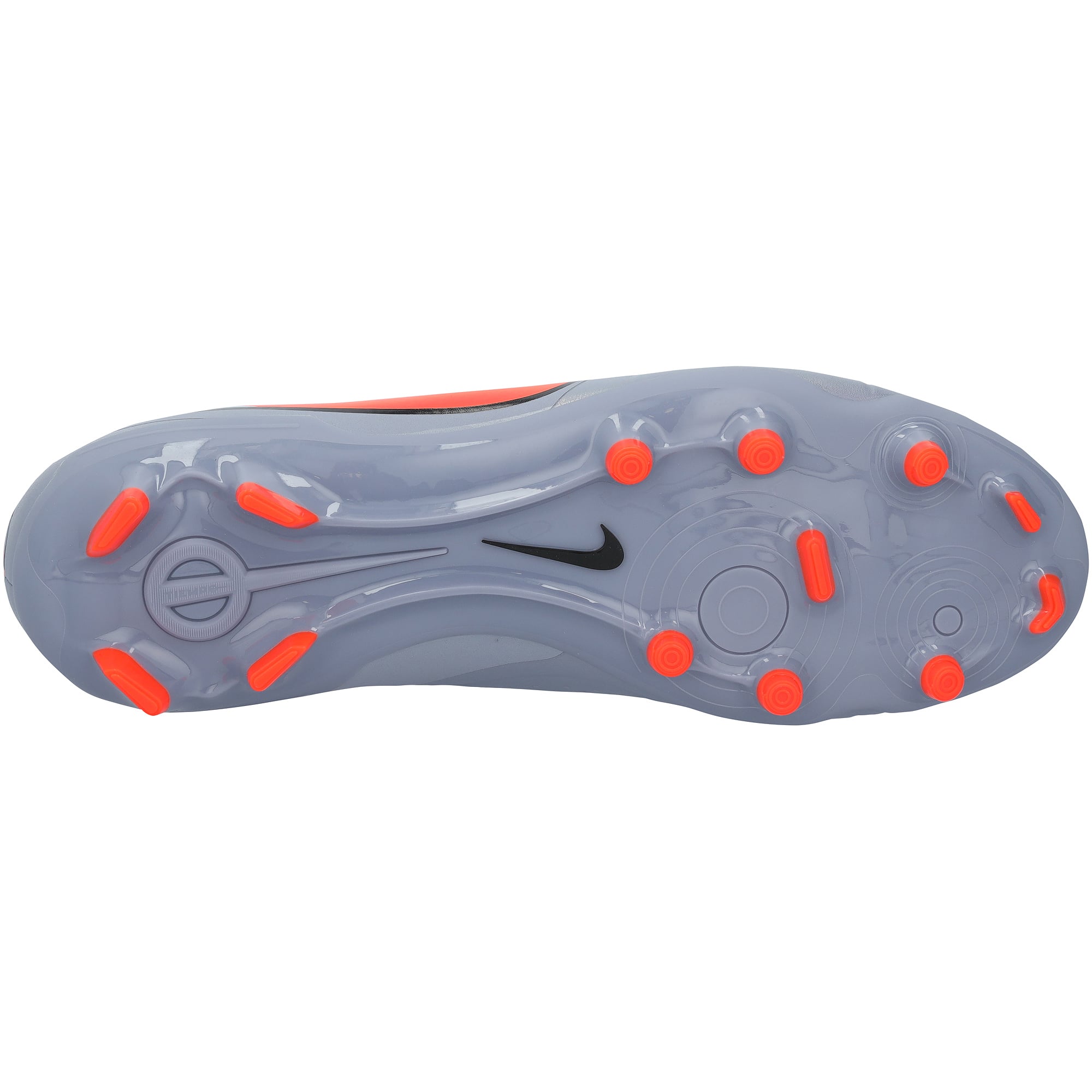 Patrick Kluivert Barcelona Autographed Gray Nike Tiempo Soccer Cleat