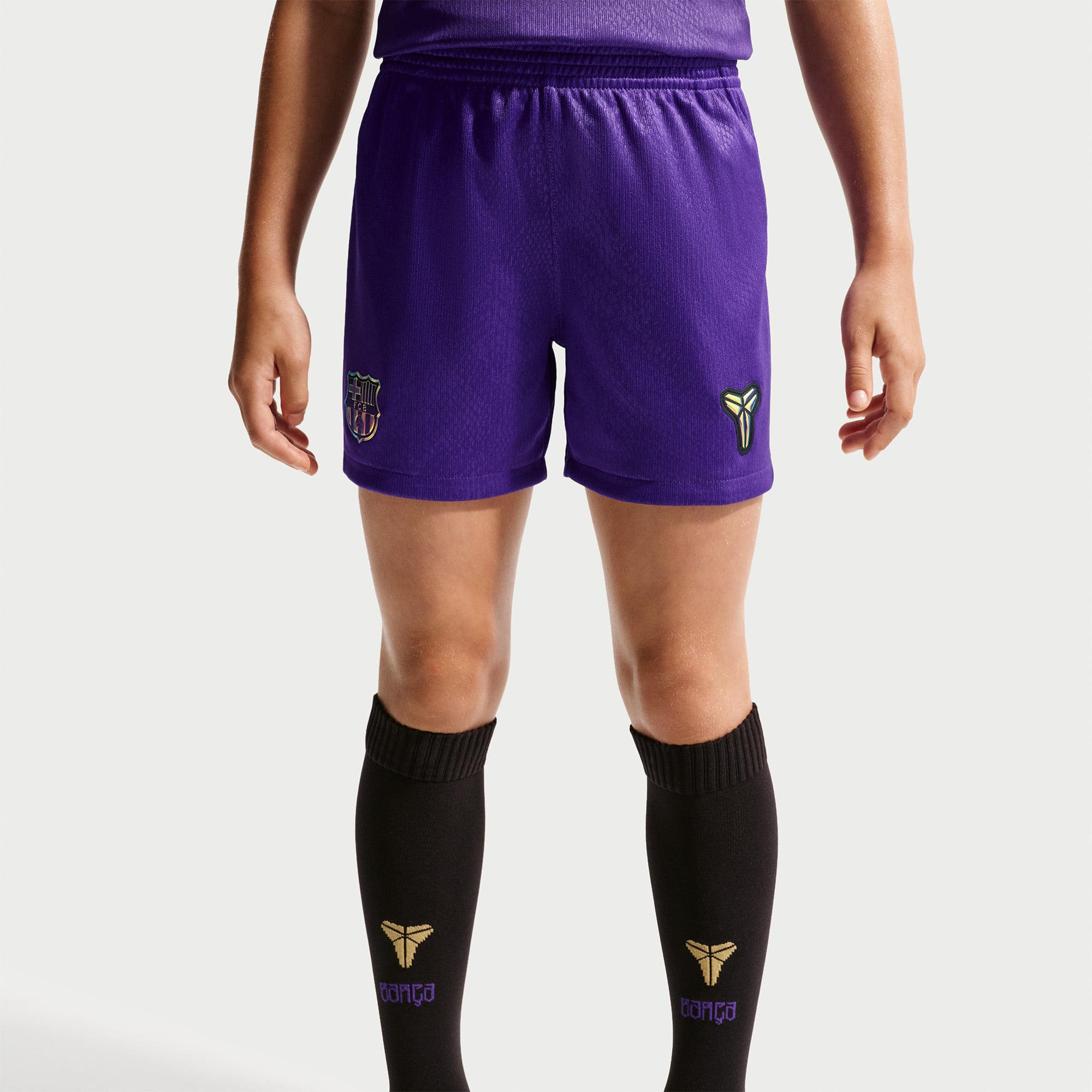 Maillot réplique extérieur Nike FC Barcelone violet pour enfants d'âge préscolaire (saison 2026/27)