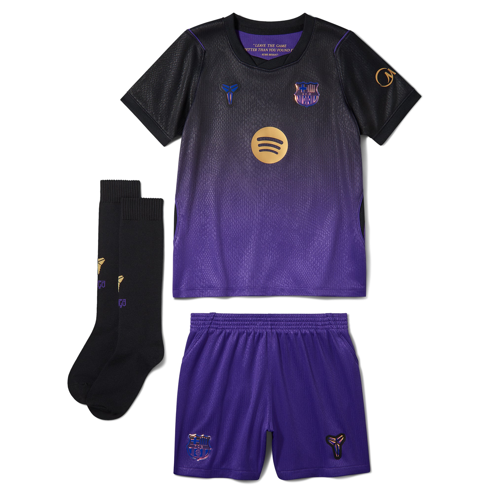 Maillot réplique extérieur Nike FC Barcelone violet pour enfants d'âge préscolaire (saison 2026/27)