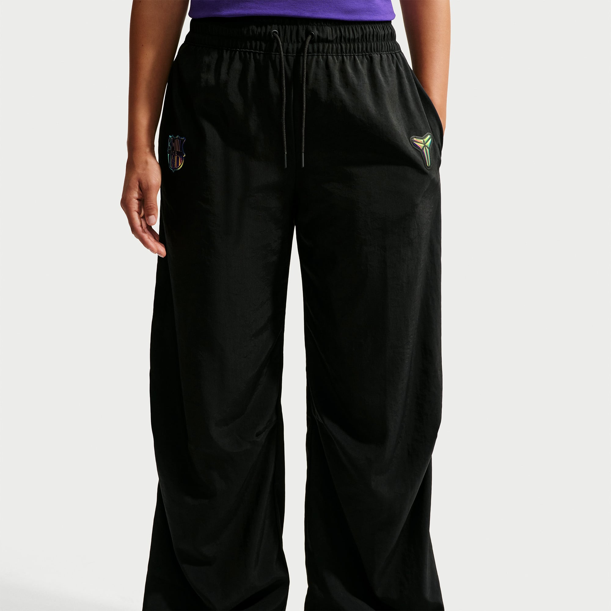 Women's Nike Black Barcelona 2026/27 Away Woven Pants