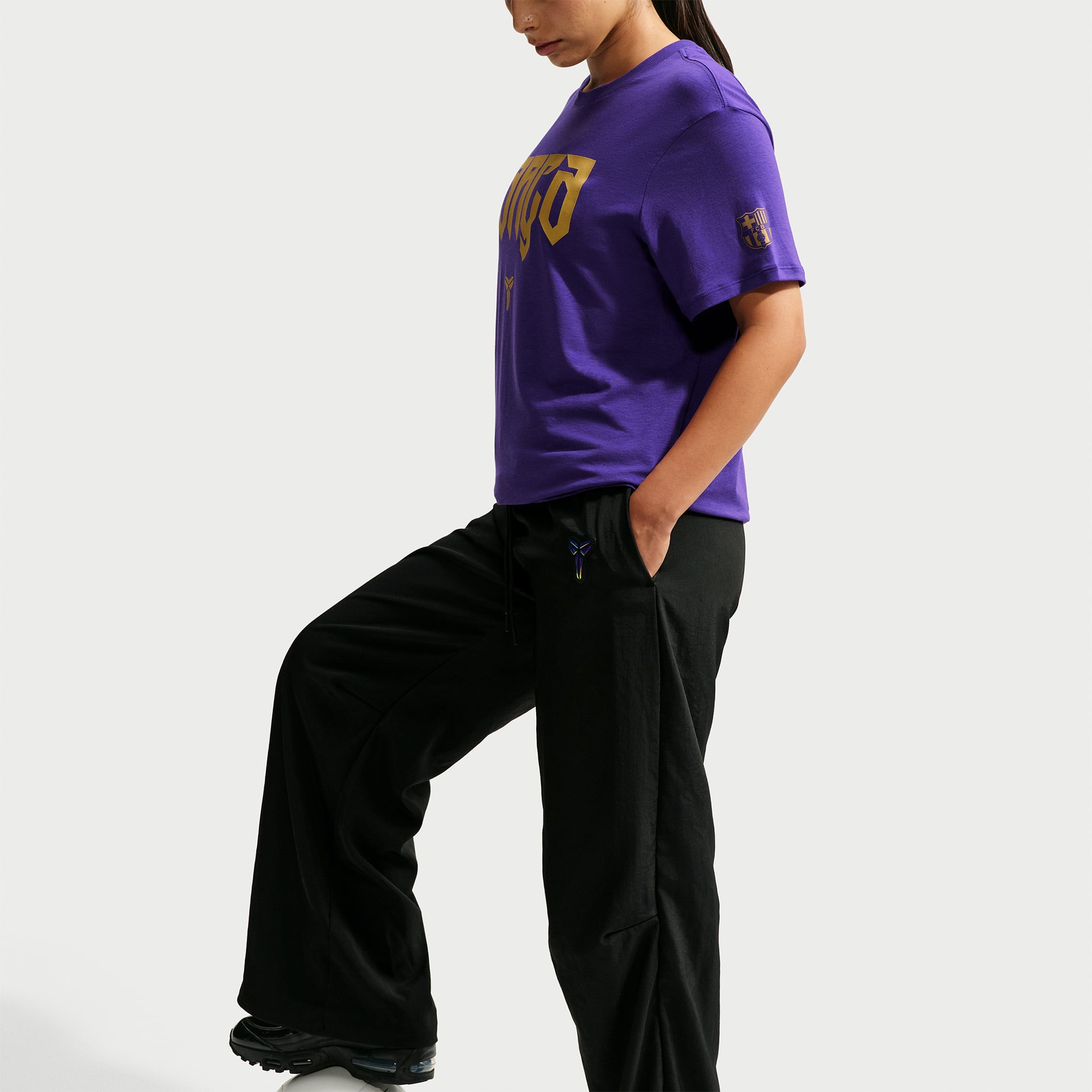 Women's Nike Black Barcelona 2026/27 Away Woven Pants