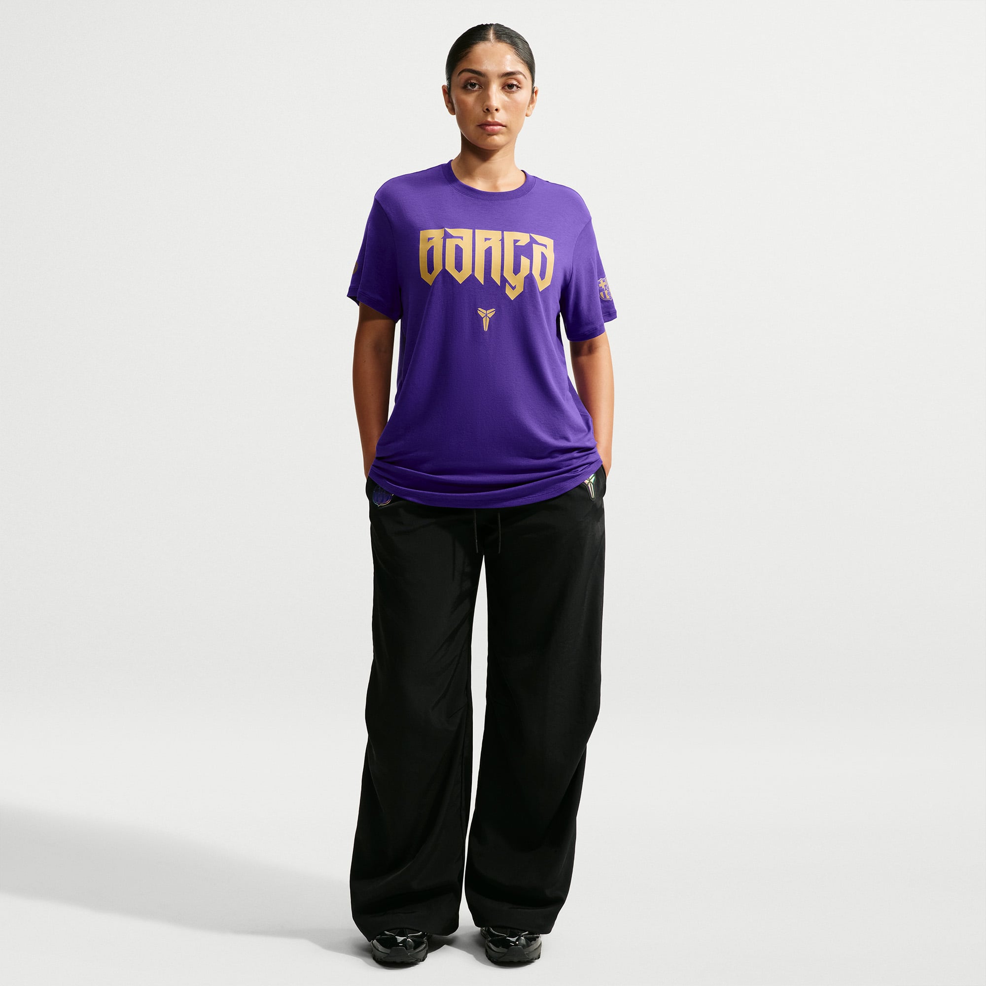 Women's Nike Black Barcelona 2026/27 Away Woven Pants