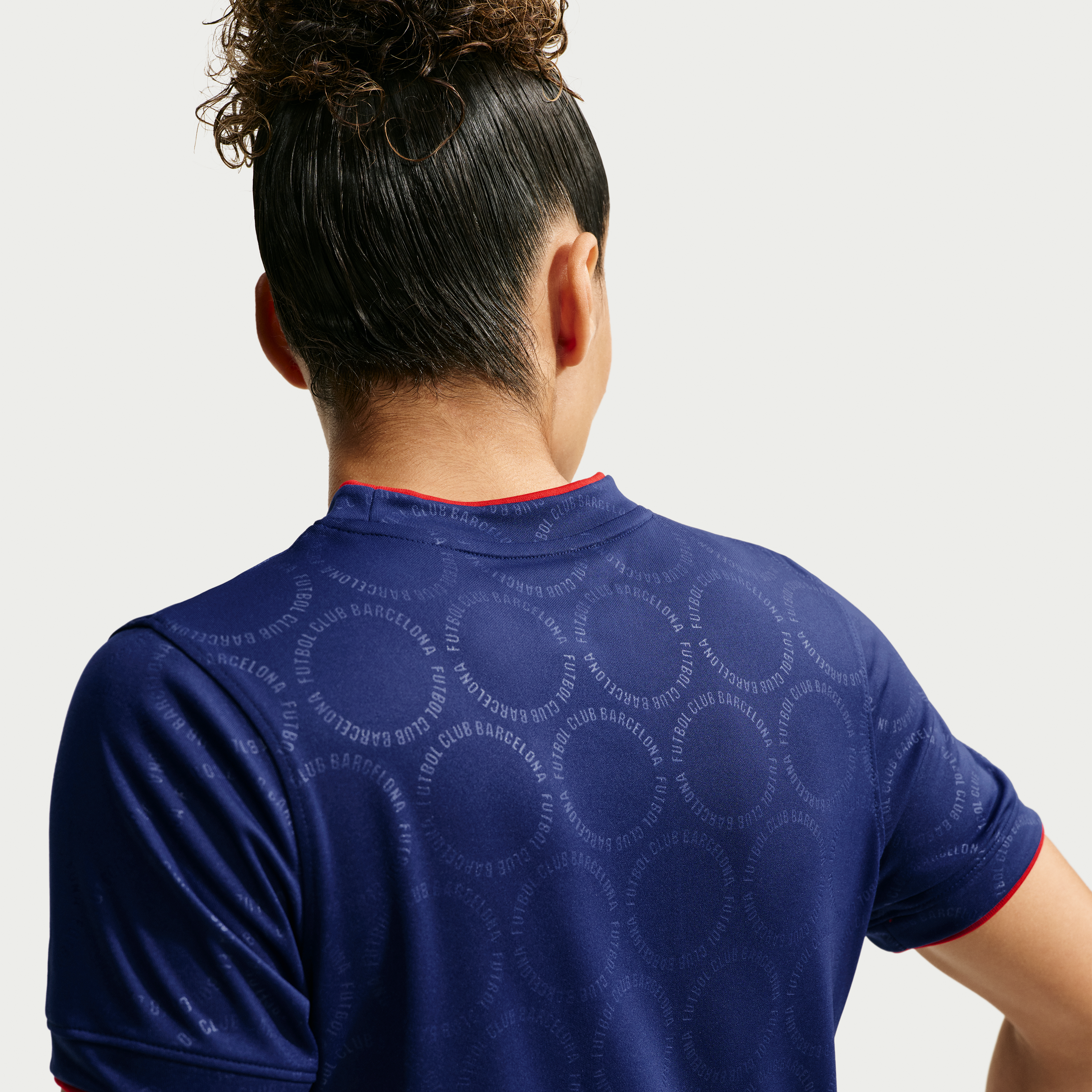 Maillot d'avant-match Nike Royal Barcelone 2026/27 Third Dri-FIT pour femme
