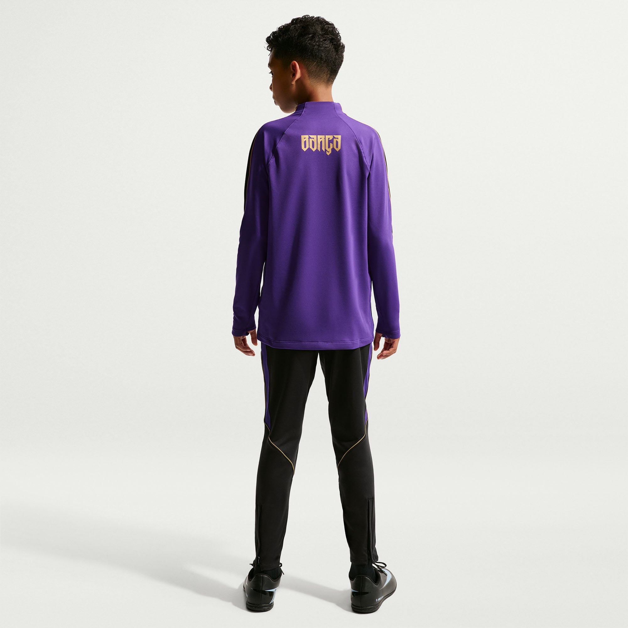 Pantalon Nike Dri-FIT Strike extérieur noir pour enfant, Barcelone 2026/27