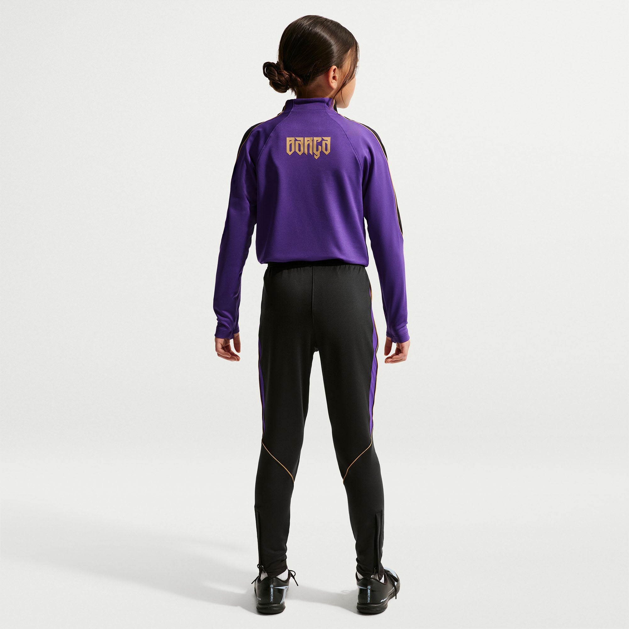 Pantalon Nike Dri-FIT Strike extérieur noir pour enfant, Barcelone 2026/27