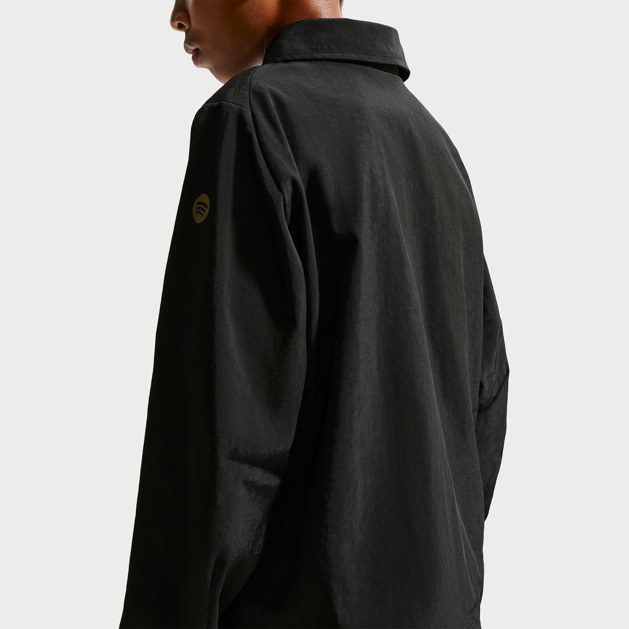 Veste zippée Nike FC Barcelone noire pour enfant, saison extérieure 2026/27.