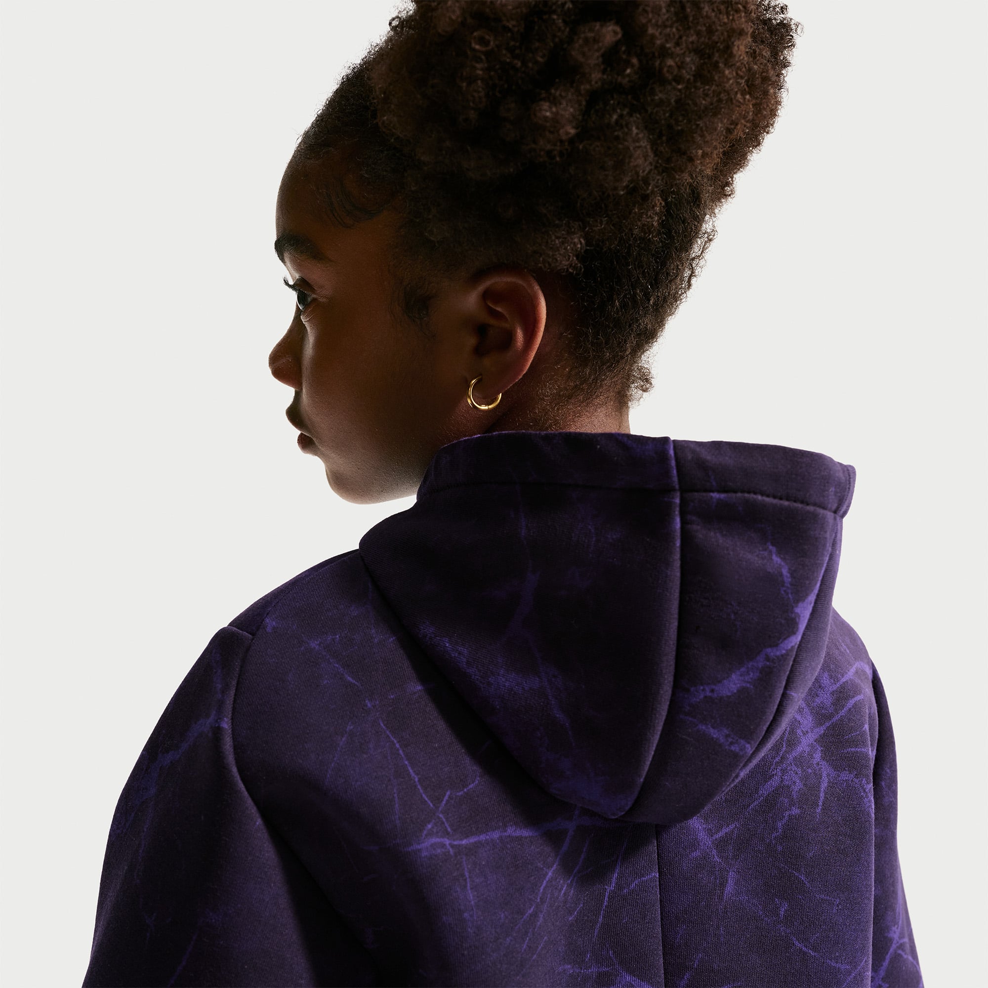 Sweat à capuche Nike violet FC Barcelone extérieur 2026/27 pour enfant