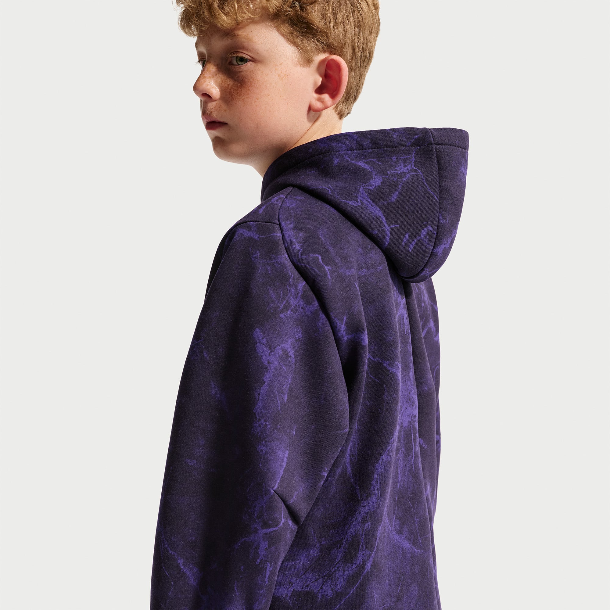 Sweat à capuche Nike violet FC Barcelone extérieur 2026/27 pour enfant