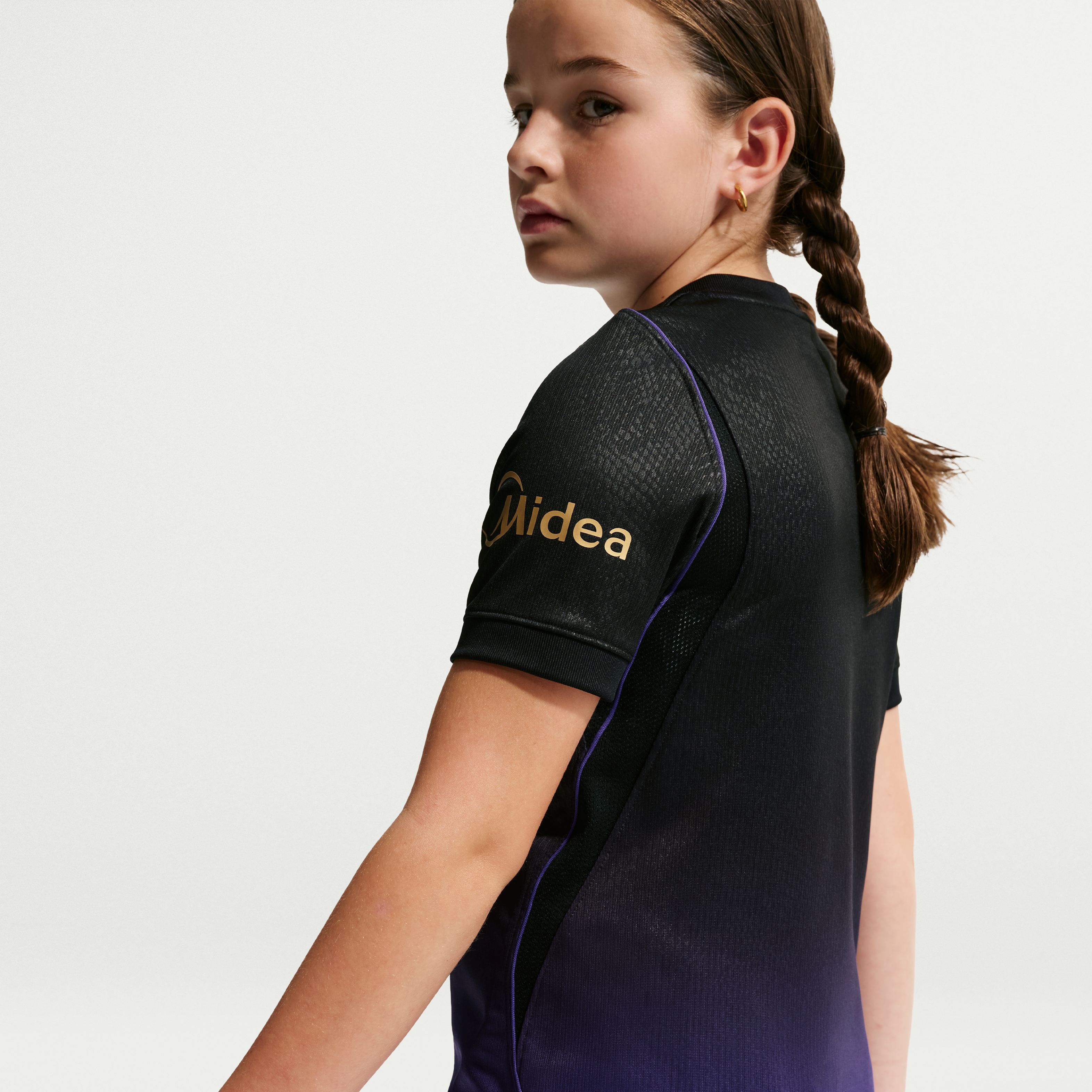 Maillot authentique Nike FC Barcelone violet pour enfant, saison extérieure 2026/27