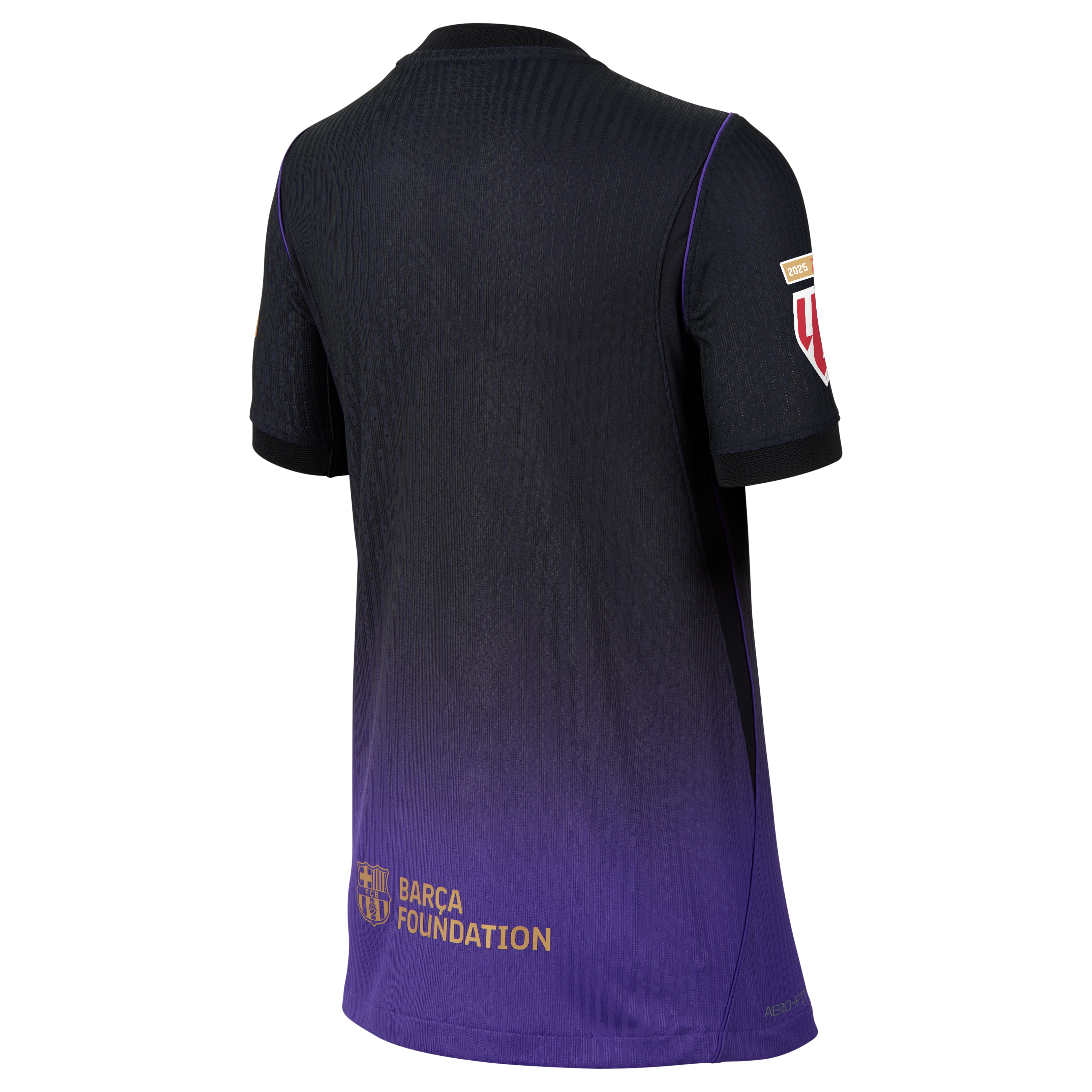 Maillot authentique Nike FC Barcelone violet pour enfant, saison extérieure 2026/27