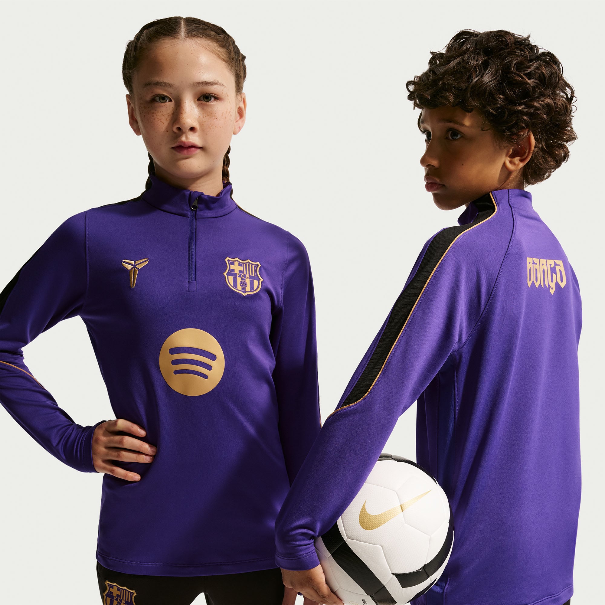Maillot Nike Dri-FIT violet Barcelone extérieur 2026/27 pour enfant