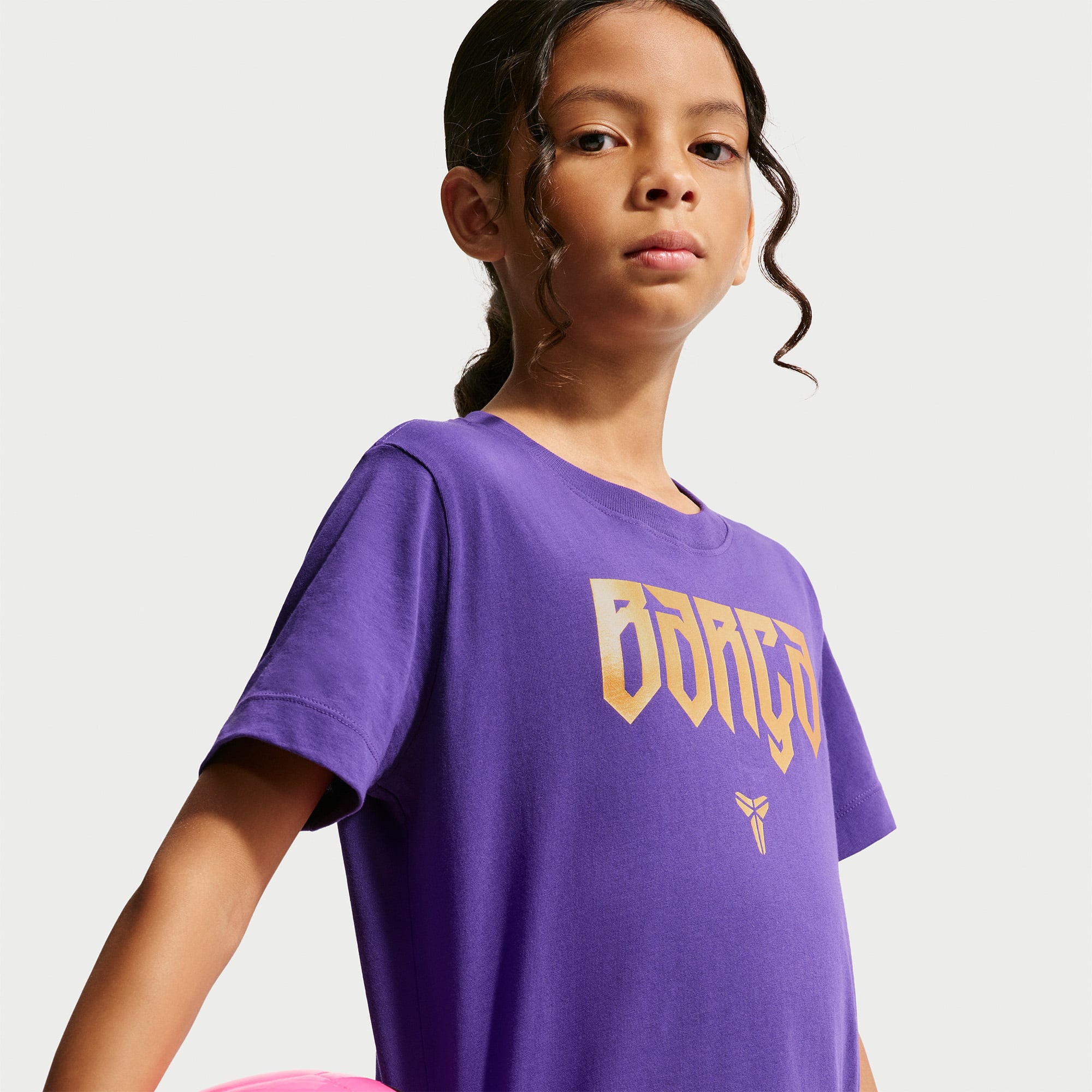 T-shirt Nike Mamba violet pour enfant, Barcelone 2026/27