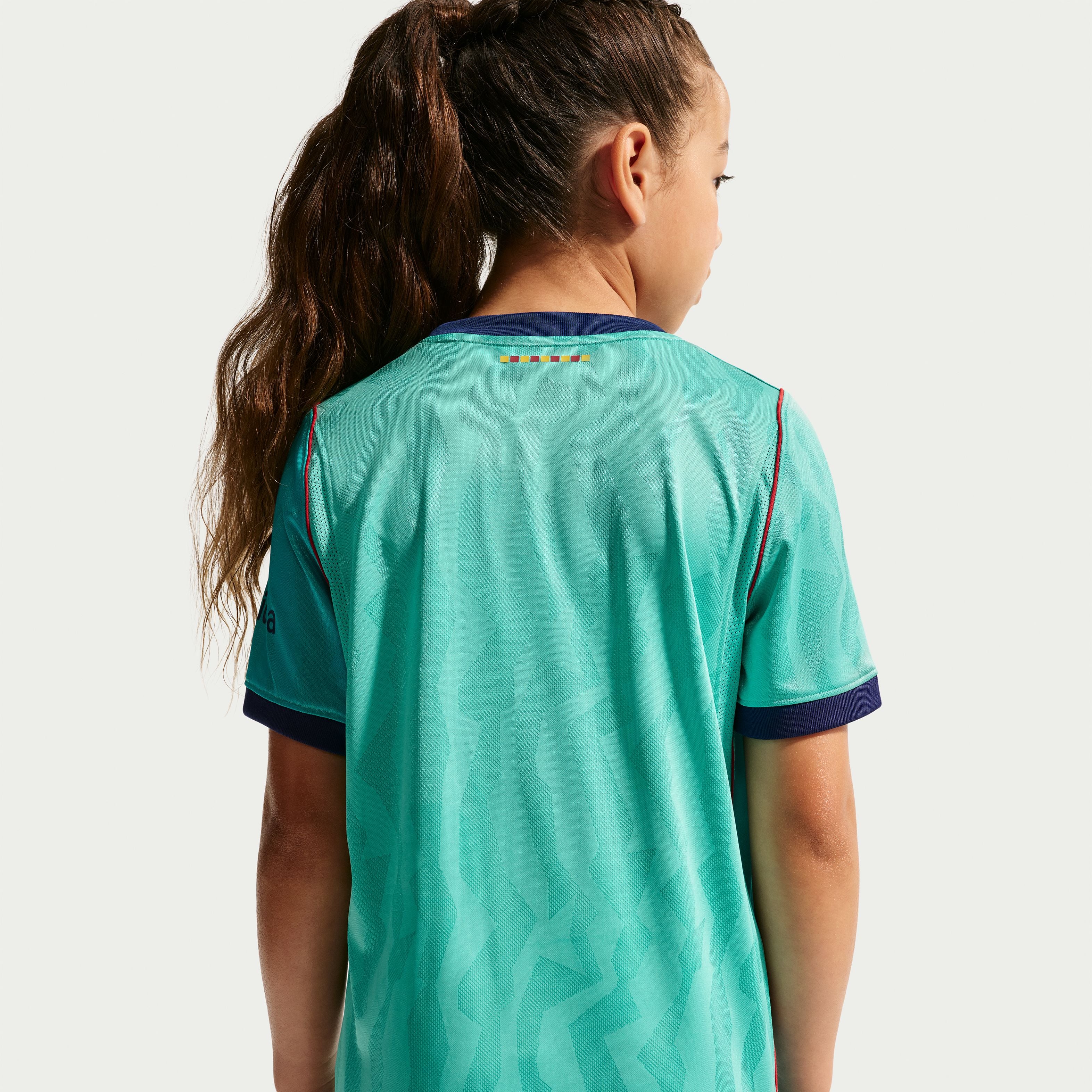 Maillot réplique Nike turquoise FC Barcelone 2026/27 Third Stadium pour jeunes