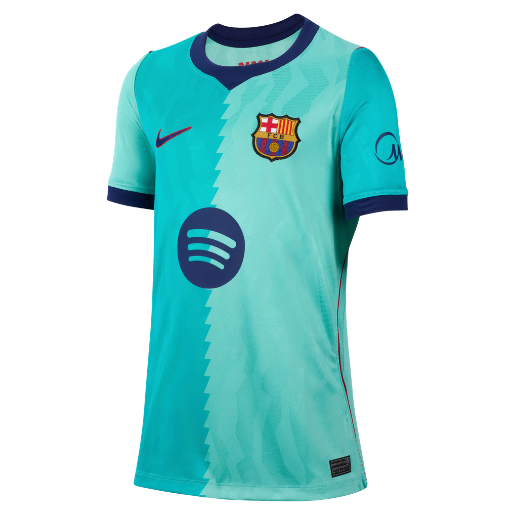 Maillot réplique Third Stadium Nike Youth 2026/27 du FC Barcelone - Turquoise