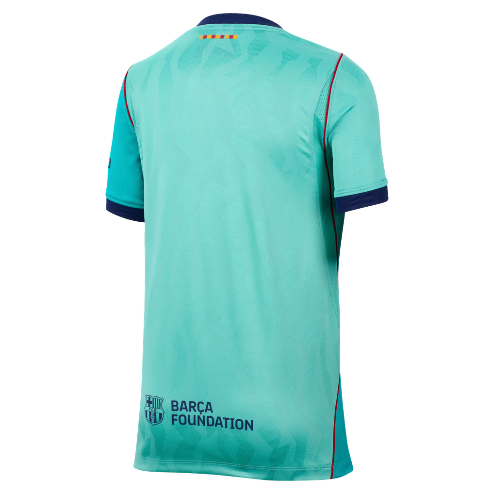 Maillot réplique Third Stadium Nike Youth 2026/27 du FC Barcelone - Turquoise