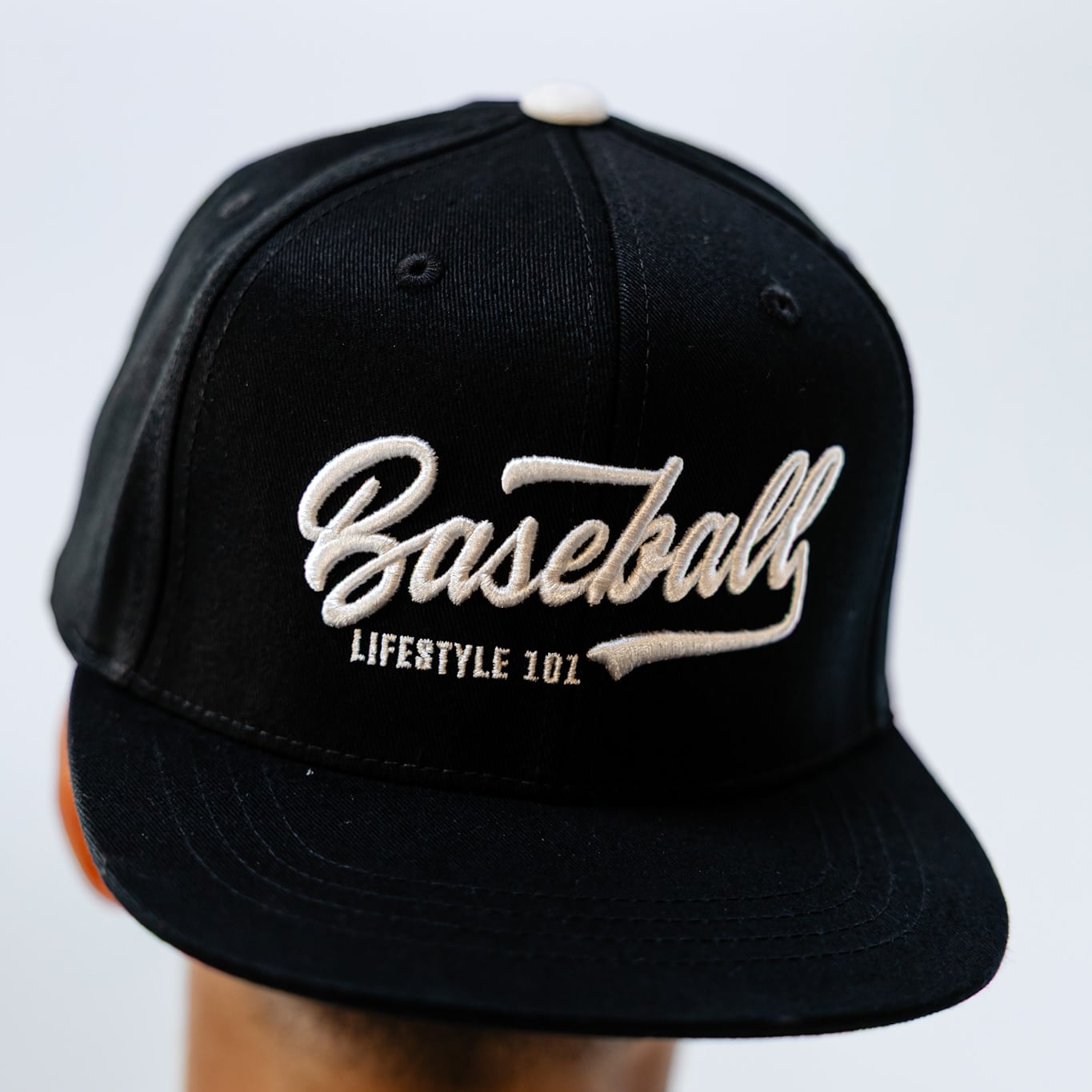 Men's Baseball Lifestyle 101 Black/White Established Adjustable Hat