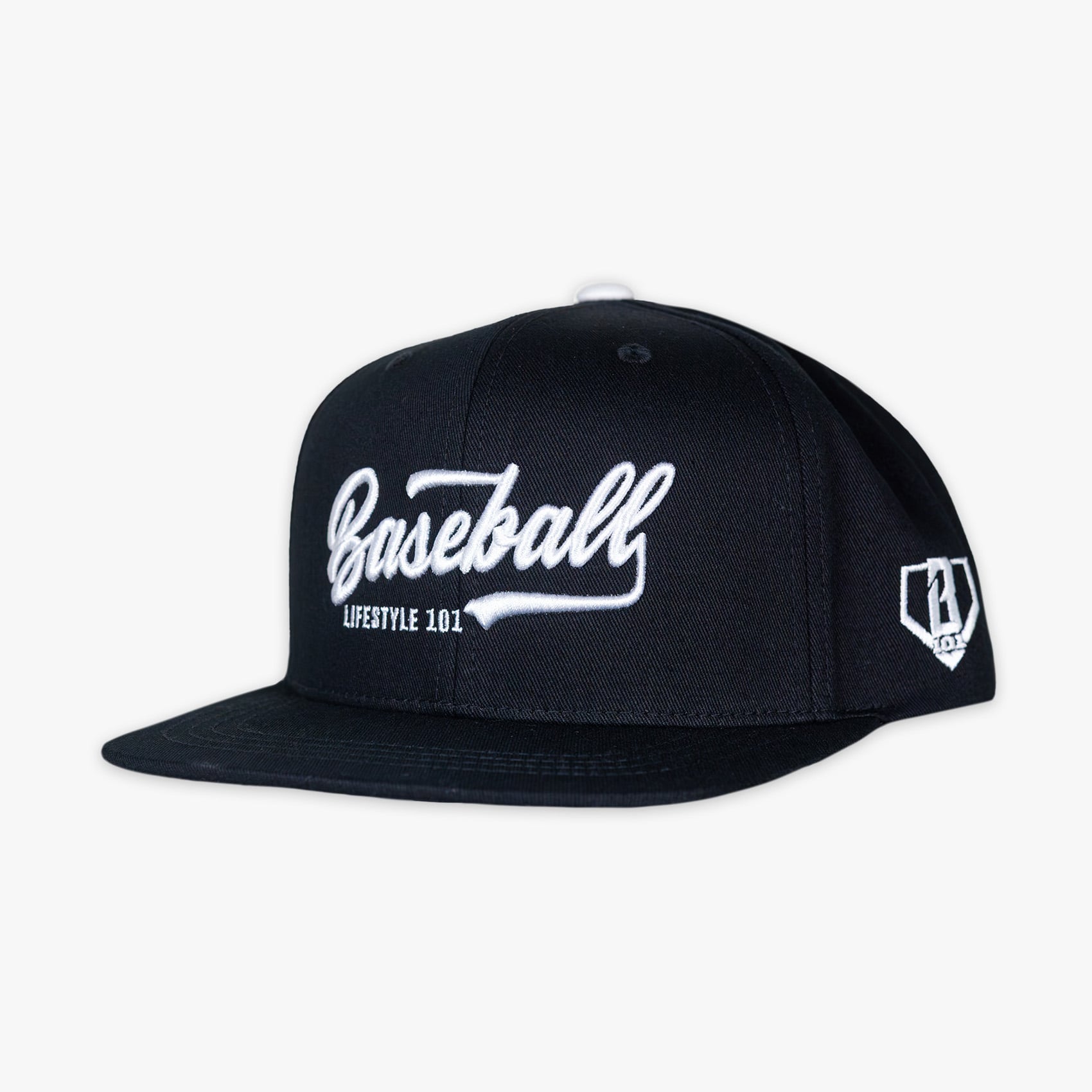 Men's Baseball Lifestyle 101 Black/White Established Adjustable Hat