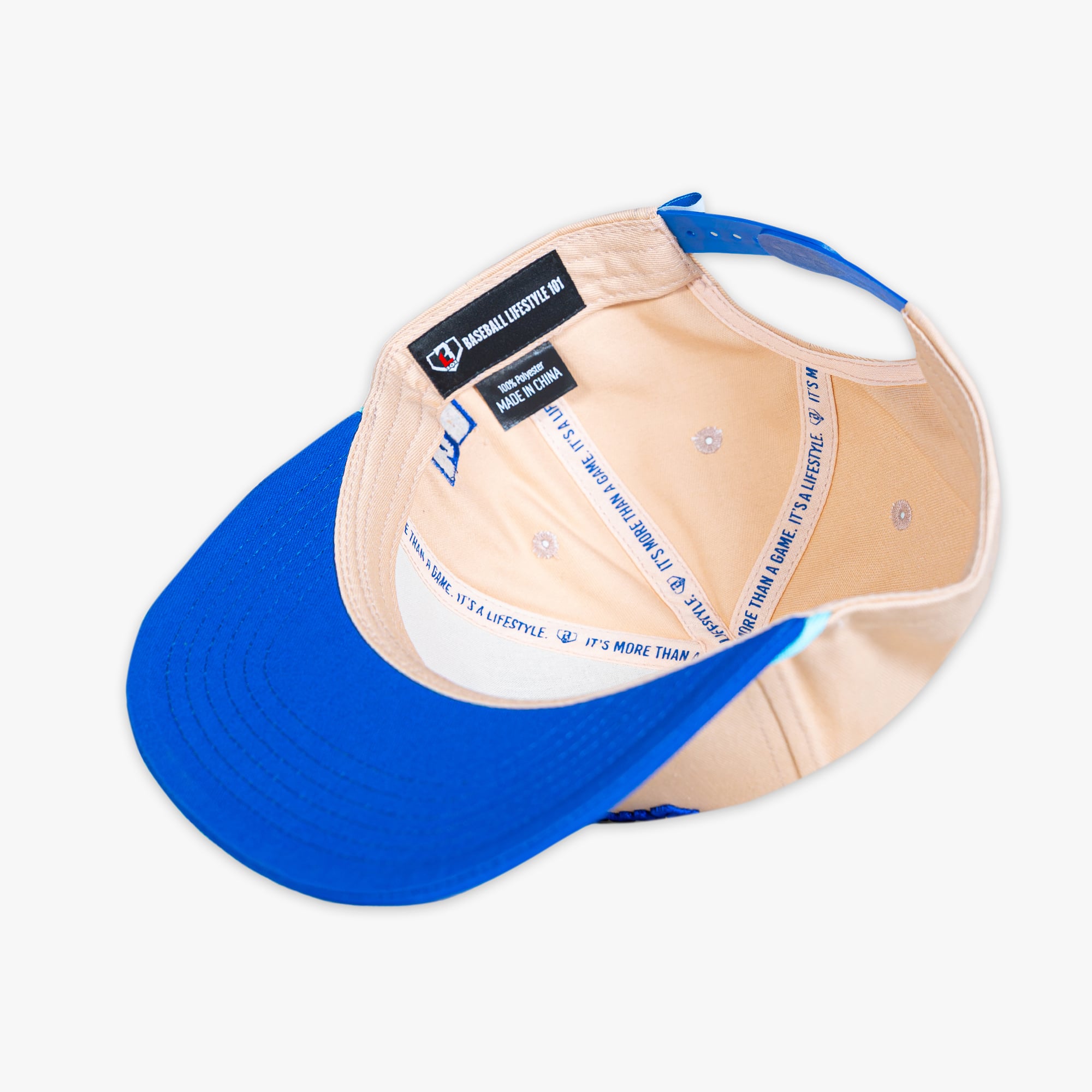 Men's Baseball Lifestyle 101 Cream Saddle Up N' Swing Adjustable Hat