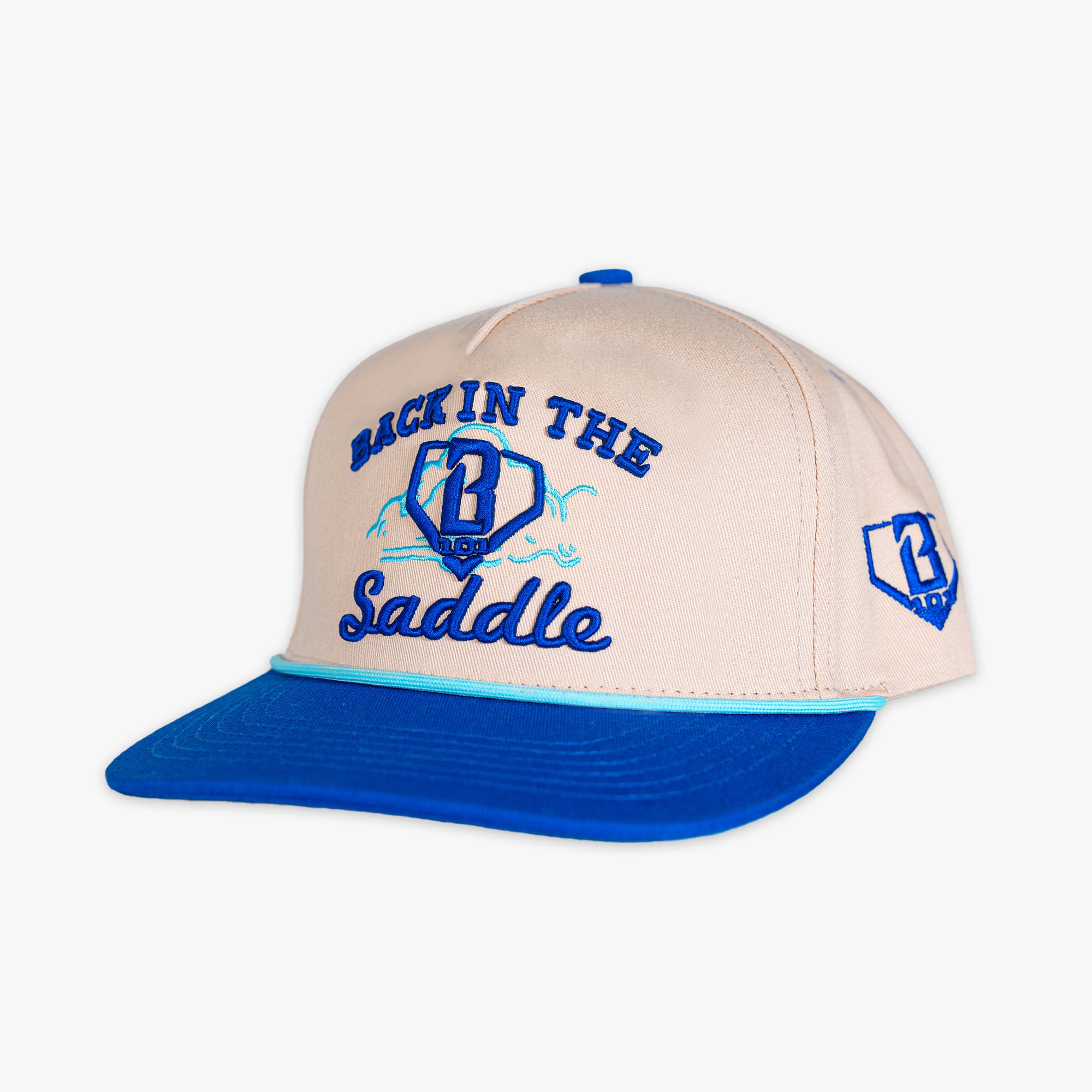 Men's Baseball Lifestyle 101 Cream Saddle Up N' Swing Adjustable Hat