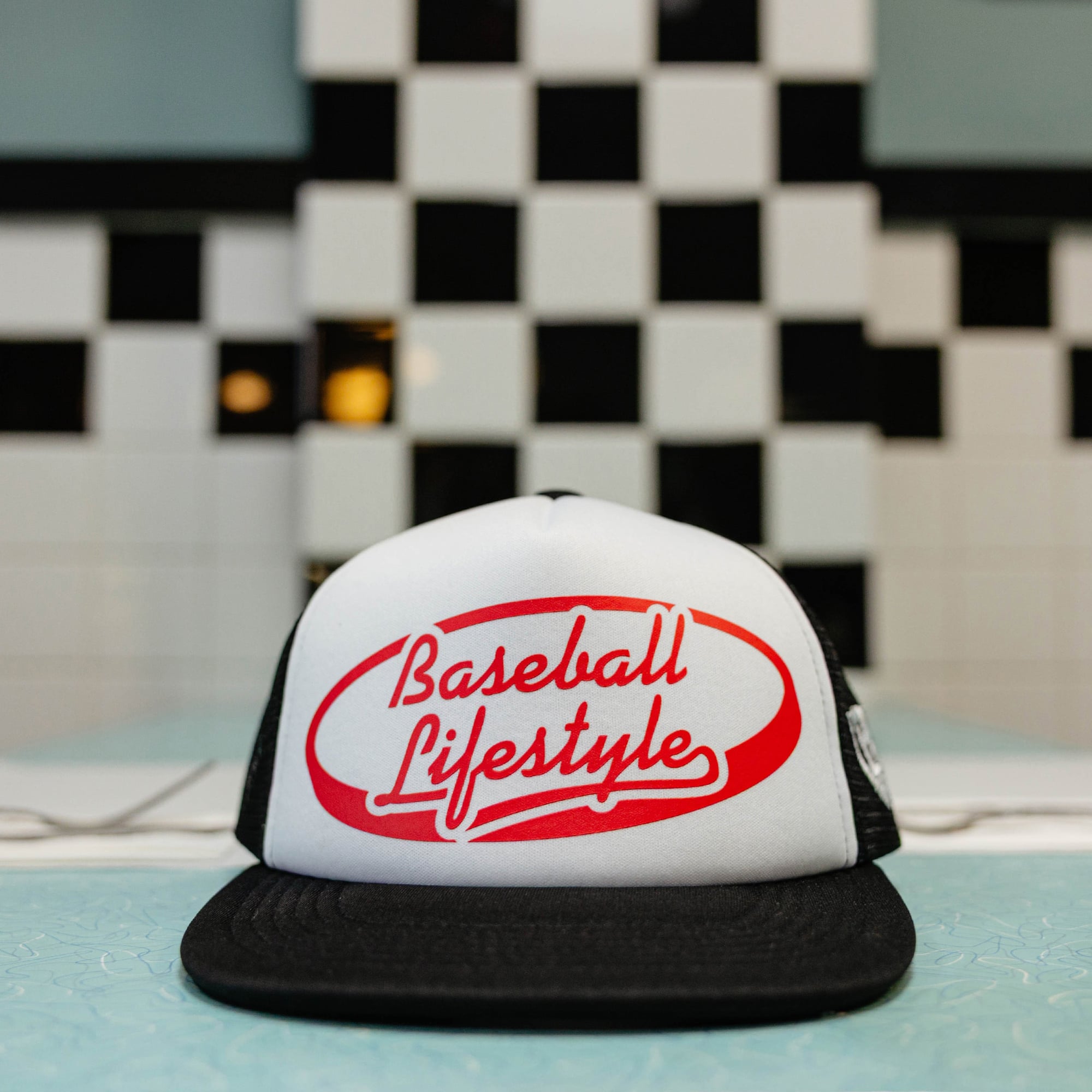Men's Baseball Lifestyle 101 White Batter Up Adjustable Trucker Hat