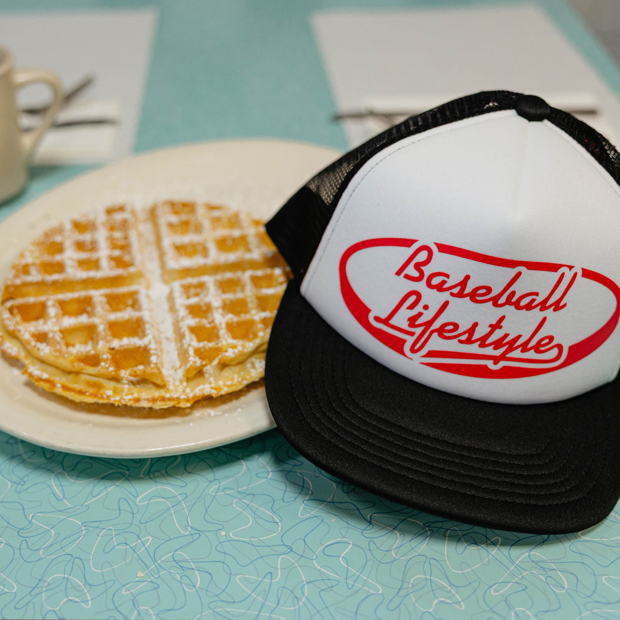 Men's Baseball Lifestyle 101 White Batter Up Adjustable Trucker Hat