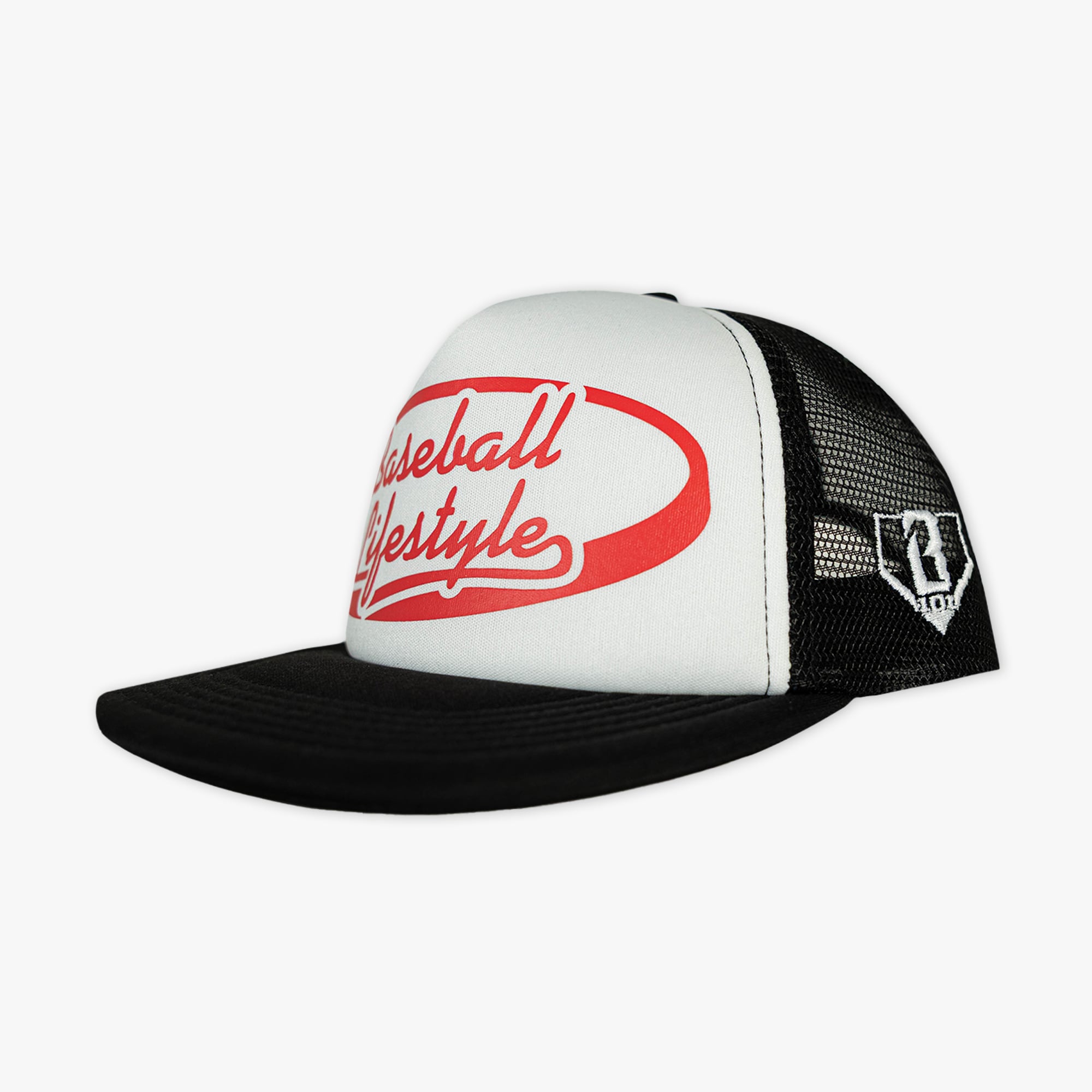 Men's Baseball Lifestyle 101 White  Batter Up Adjustable Trucker Hat