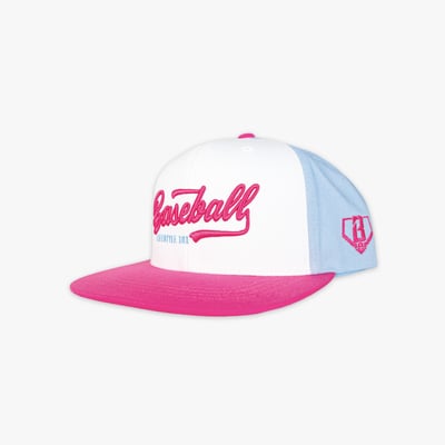 Baseball Lifestyle 101 Youth Established Adjustable Hat - White