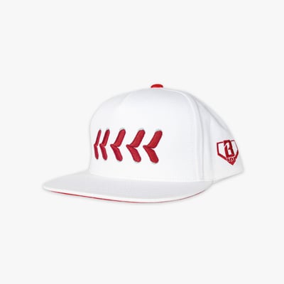 Baseball Lifestyle 101 Youth Seams Adjustable Hat - White