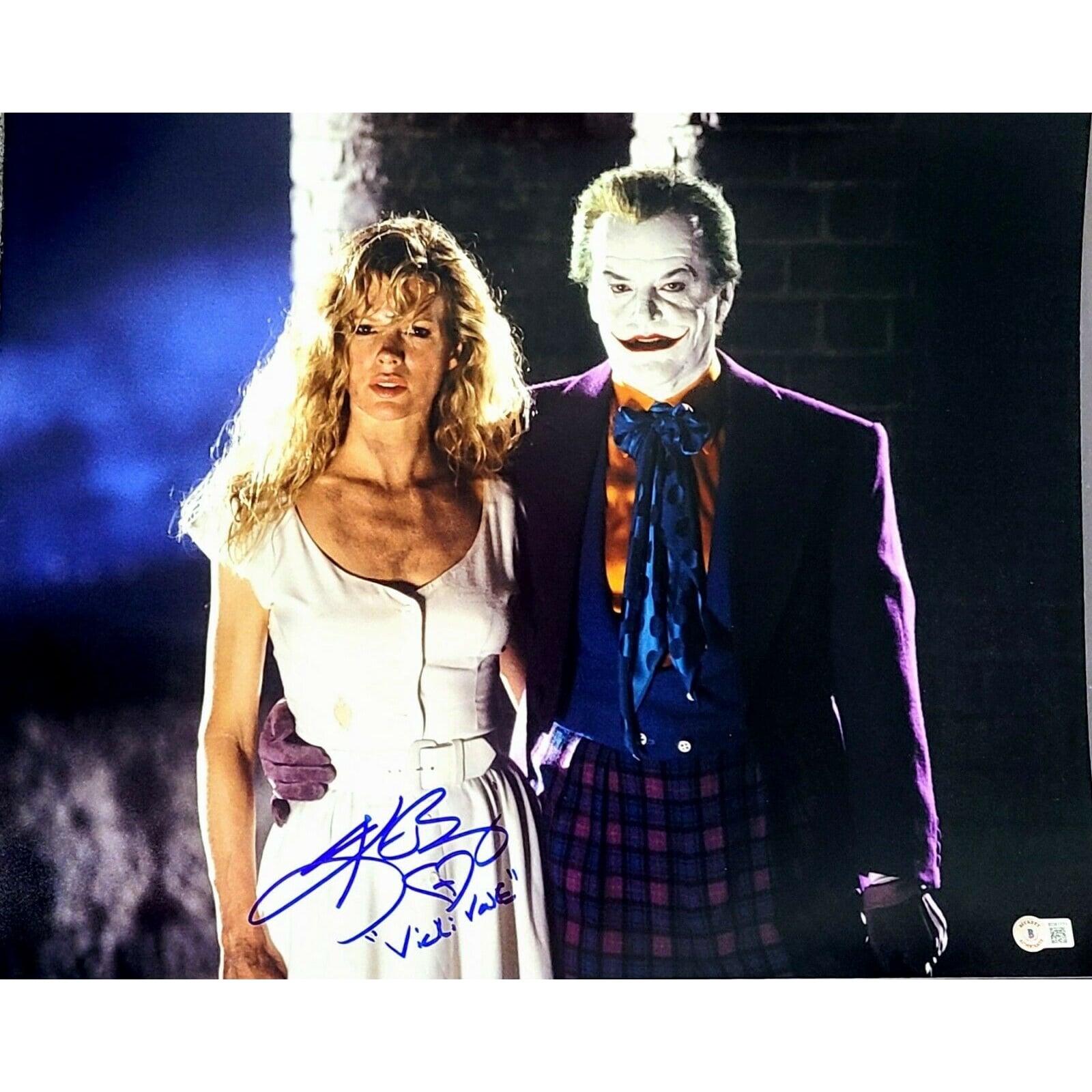 Vicky Nicholson Kim Basinger Batman White Dress