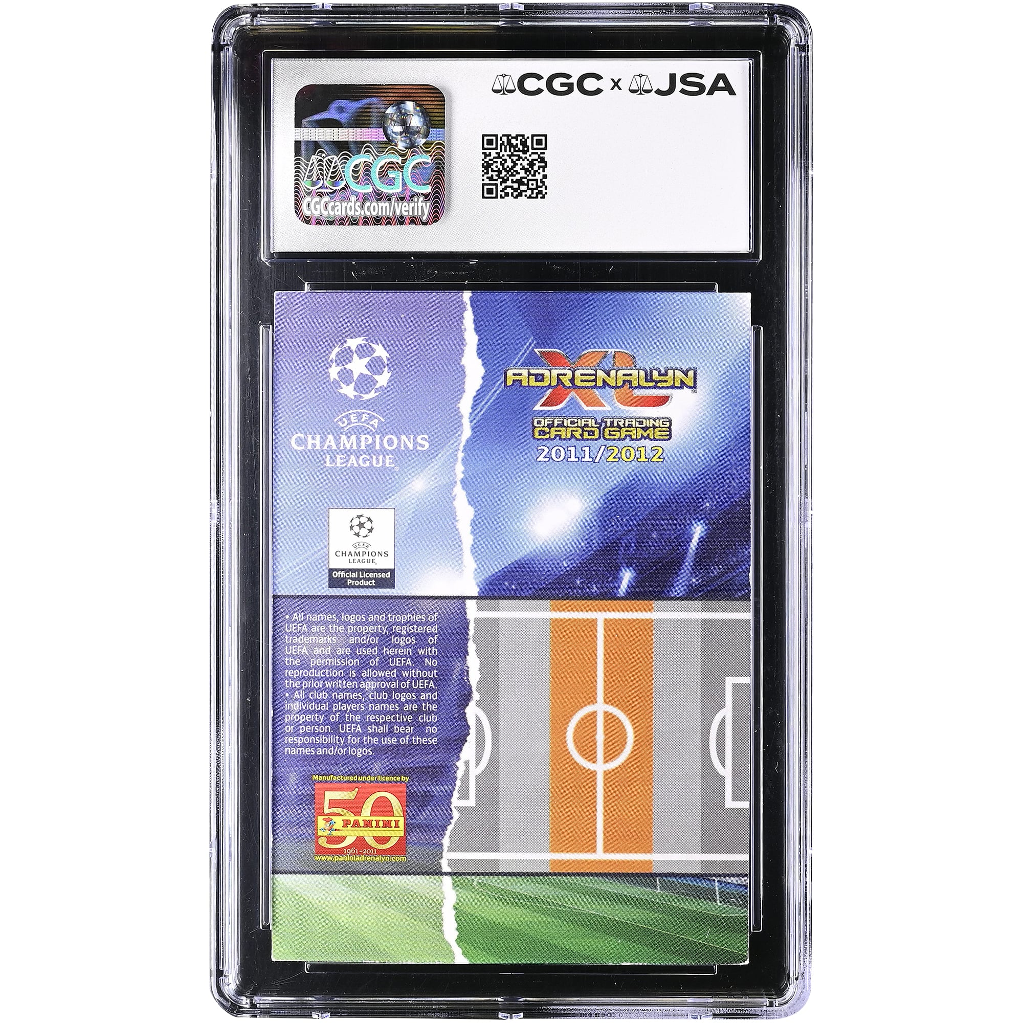 Michael Ballack Bayer Leverkusen Autographed 2024-25 Topps Deco UEFA CC Legends #NNO CGC Authenticated 10/10 Card