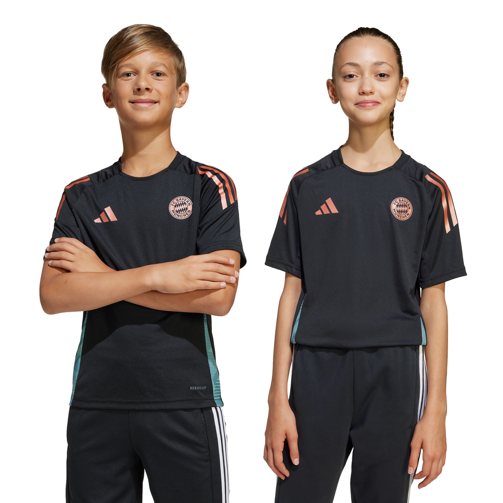 FC Bayern adidas Training Jersey - Black - Kids