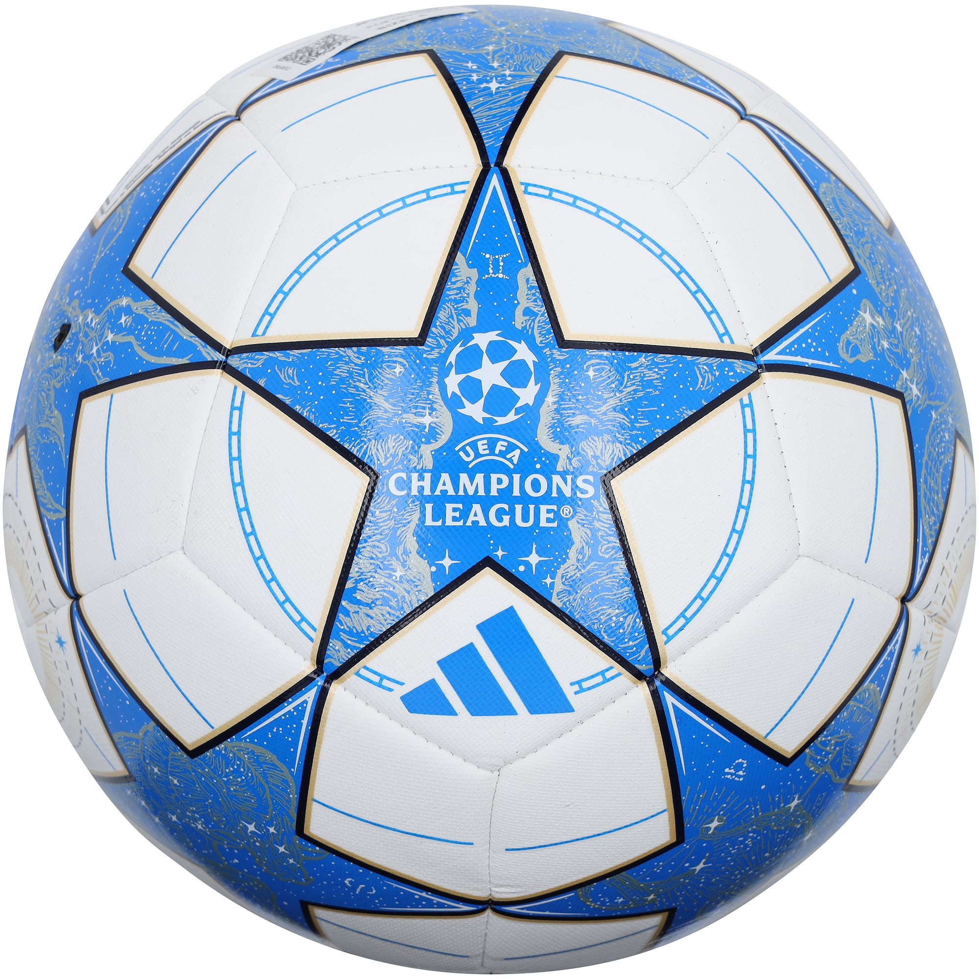 Lennart Karl Bayern Munich Autographed UEFA Champions League Blue Soccer Ball