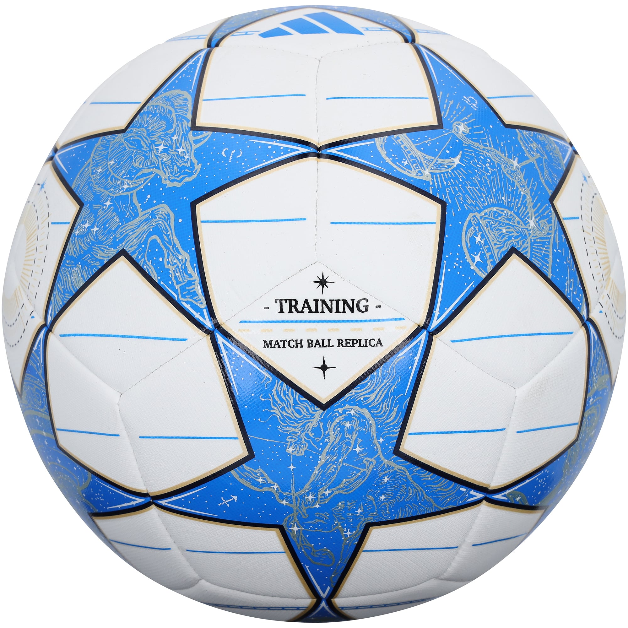 Lennart Karl Bayern Munich Autographed UEFA Champions League Blue Soccer Ball