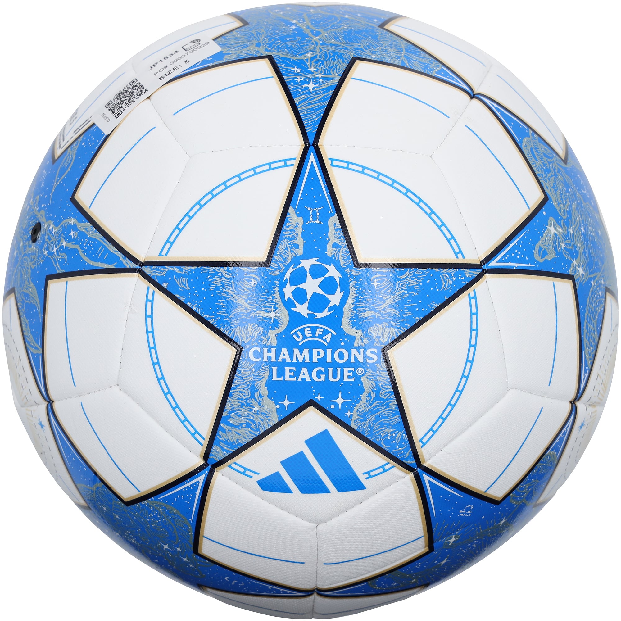 Luis Díaz Bayern Munich Autographed UEFA Champions League White/Blue Soccer Ball