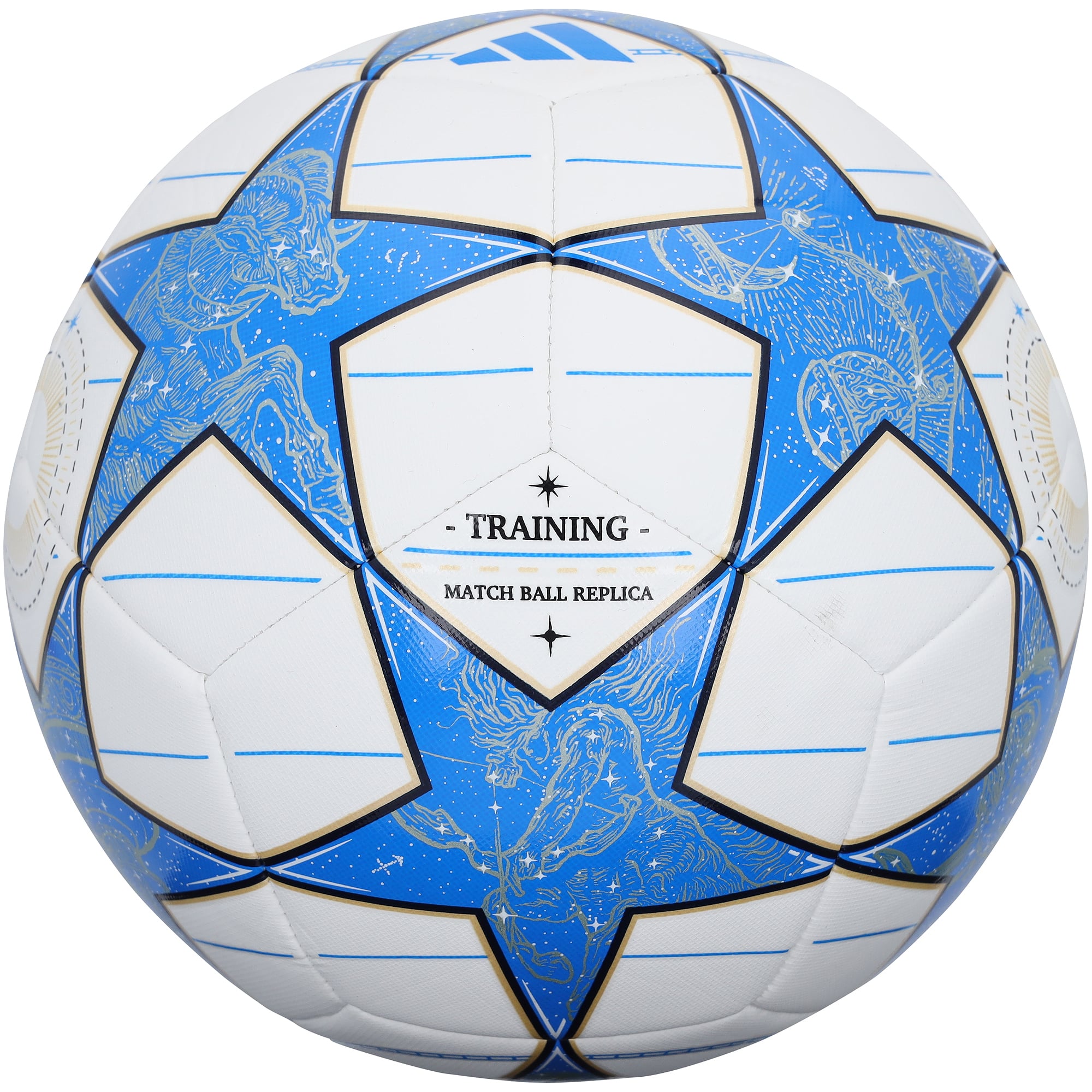 Luis Díaz Bayern Munich Autographed UEFA Champions League White/Blue Soccer Ball