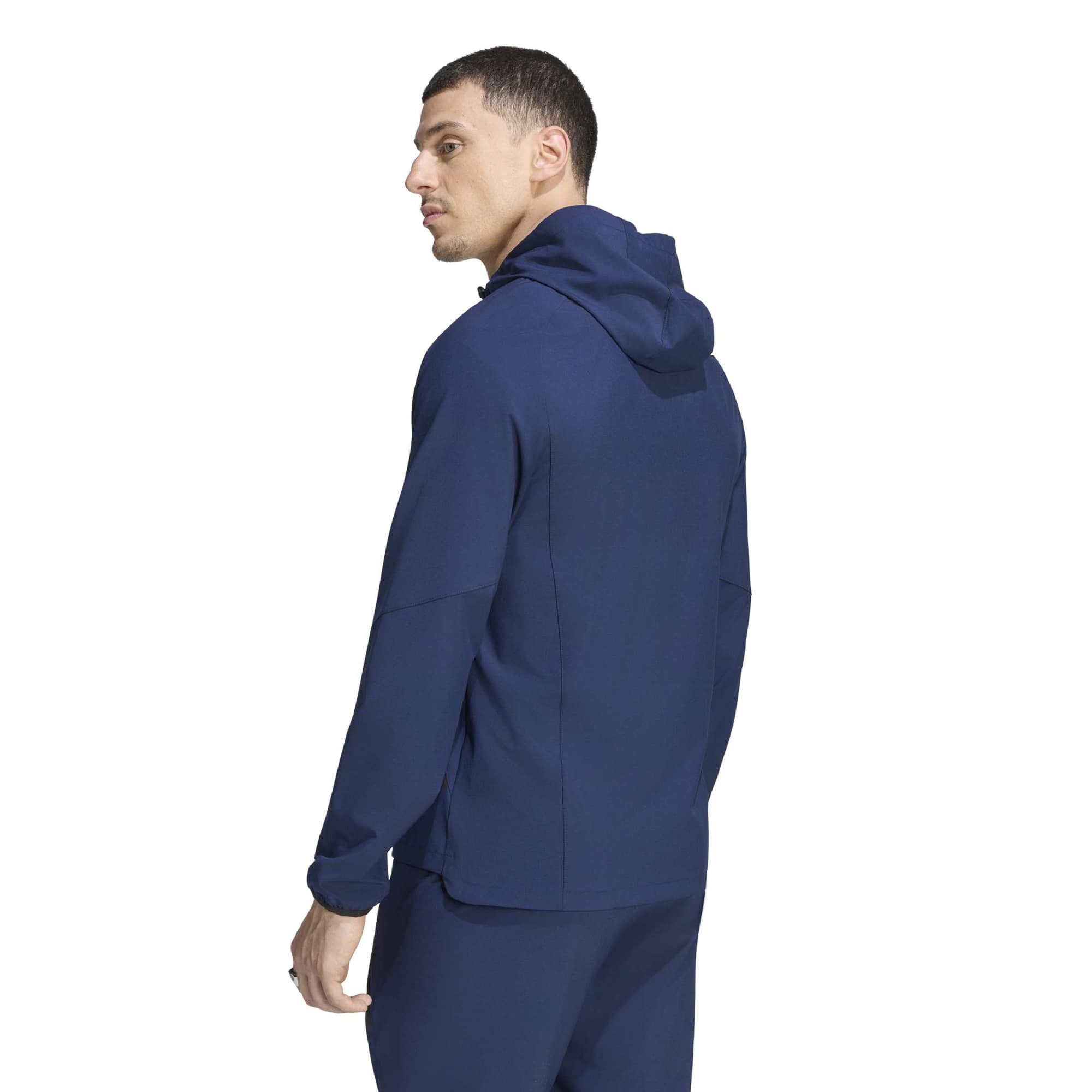 Coupe-vent zippé adidas Bayern Munich Tiro Travel bleu pour homme