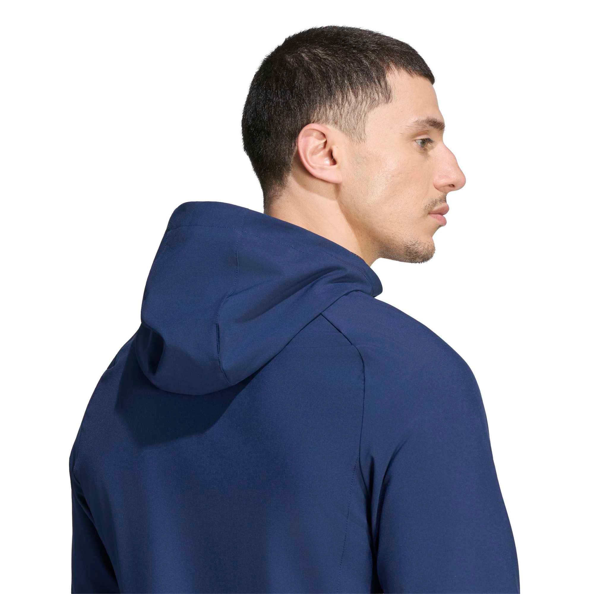 Coupe-vent zippé adidas Bayern Munich Tiro Travel bleu pour homme