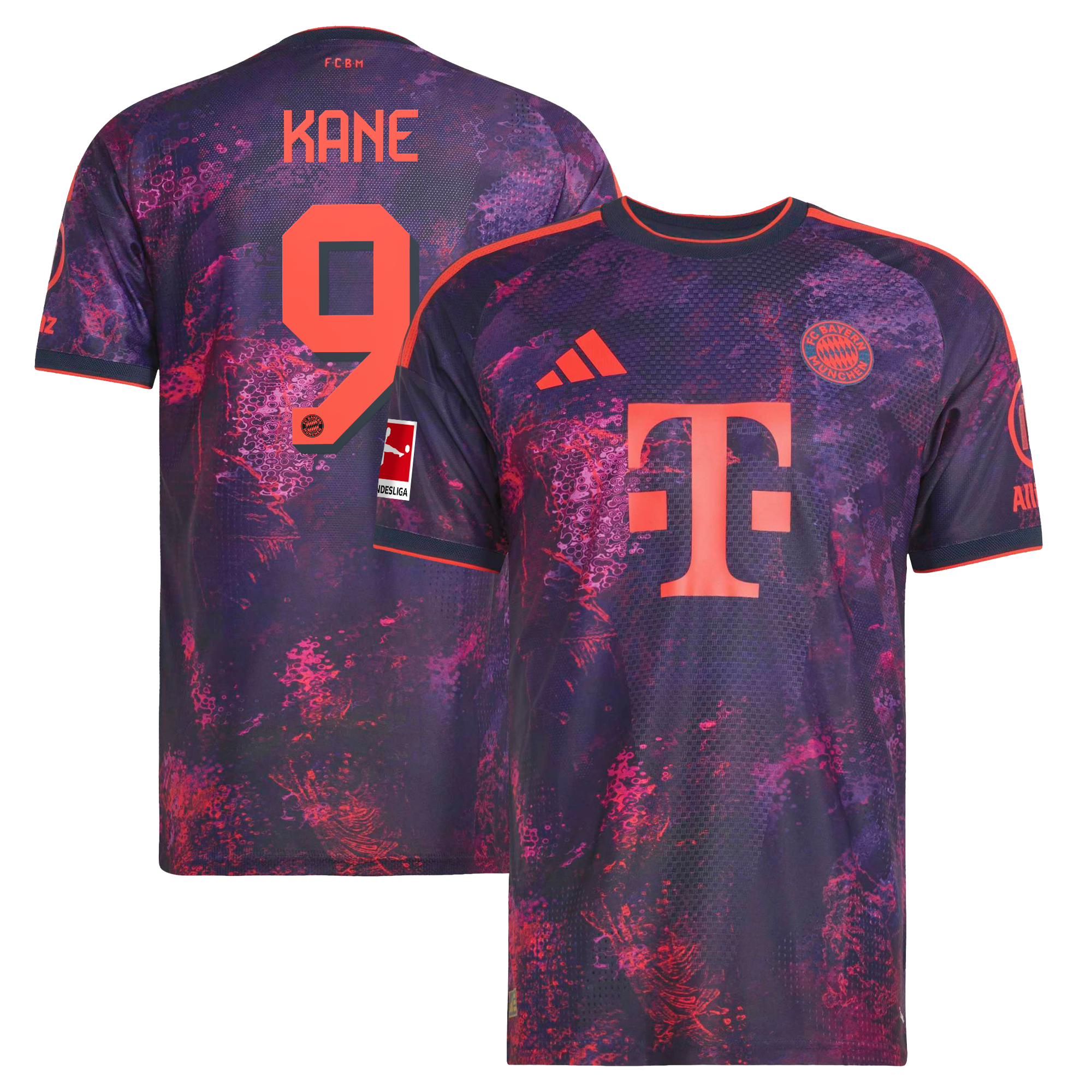 Maillot domicile authentique adidas Harry Kane rouge Bayern Munich 2026/27 pour homme